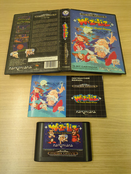 Wiz 'N' Liz Sega Mega Drive game