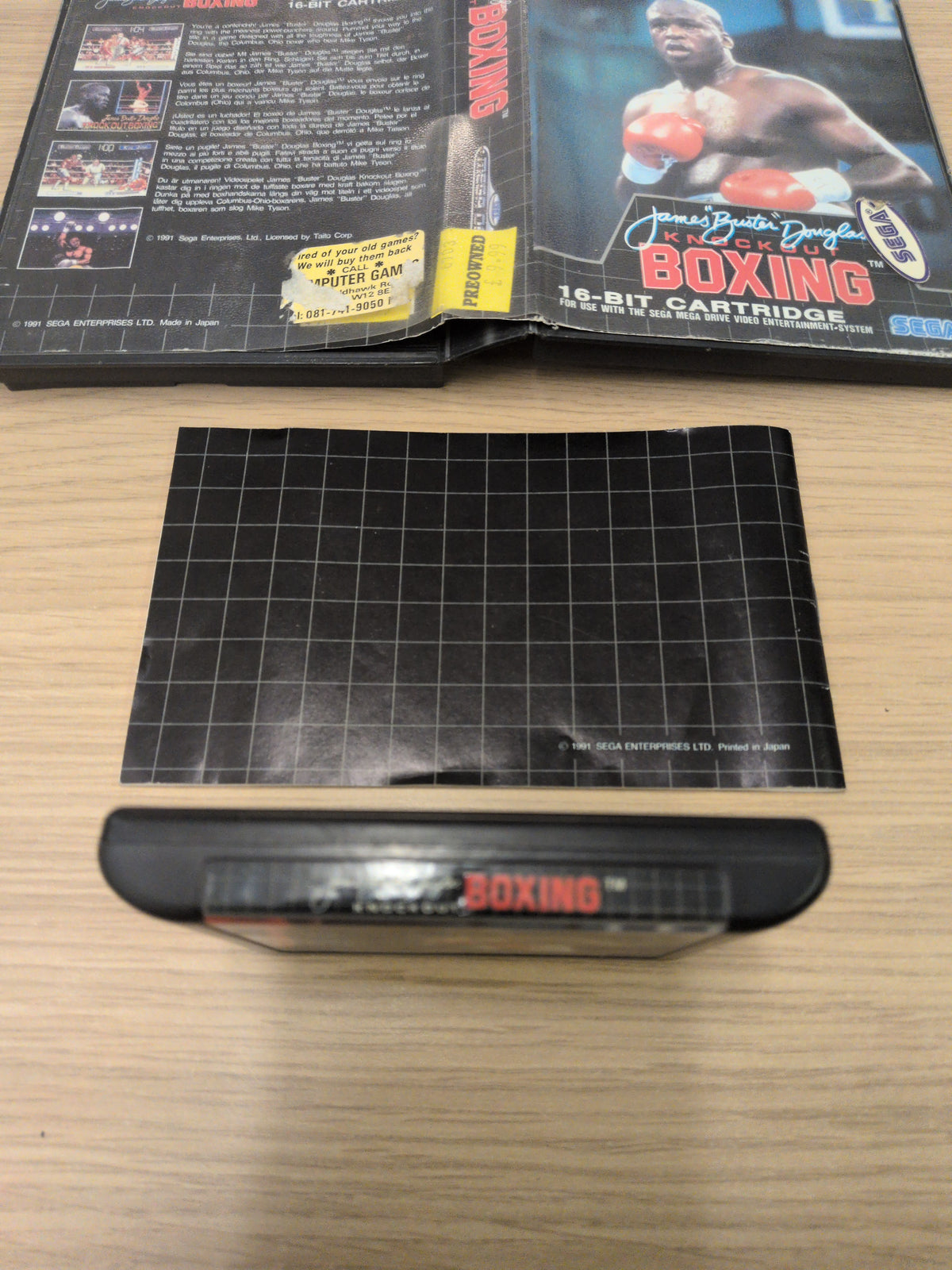 James 'Buster' Douglas Knockout Boxing Sega Mega Drive game