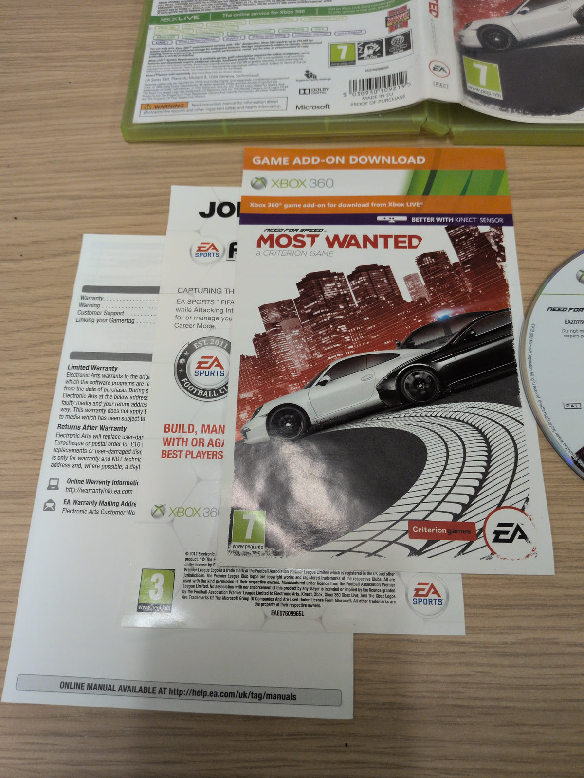 Need For Speed Most Wanted Xbox 360 game