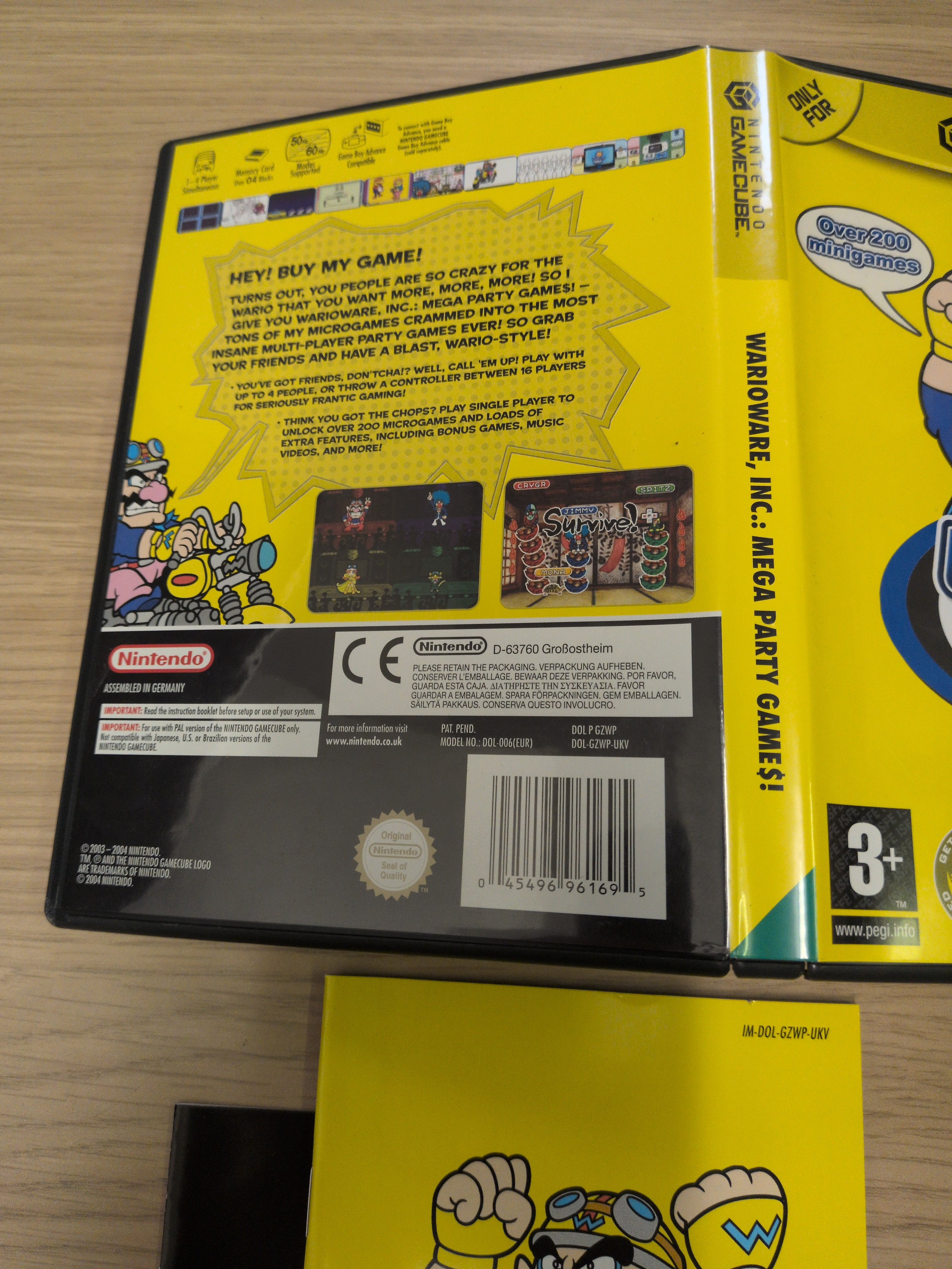 WarioWare, Inc.: Mega Party Games$! Nintendo GameCube game