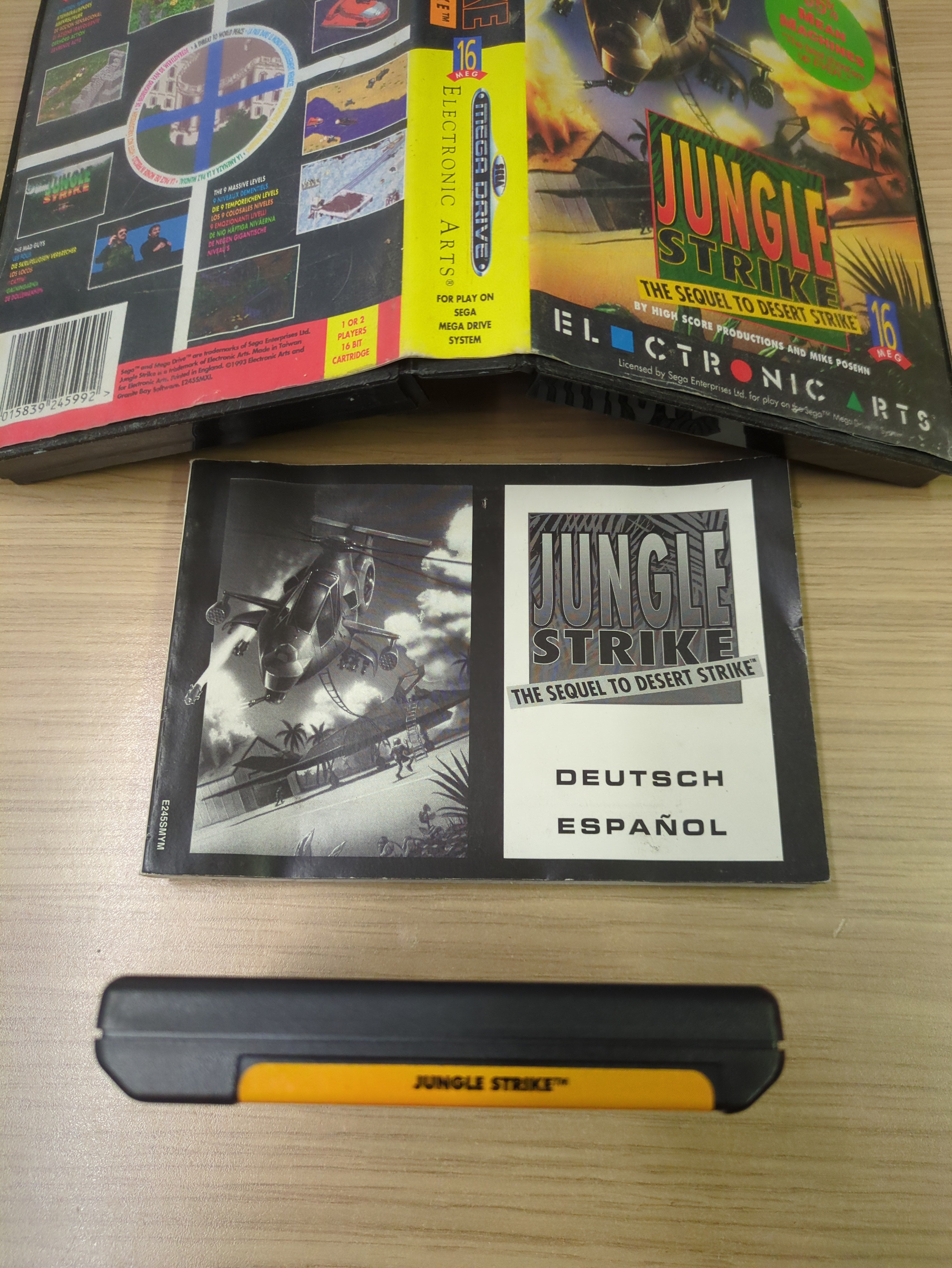 Jungle Strike: The Sequel to Desert Strike Sega Mega Drive game