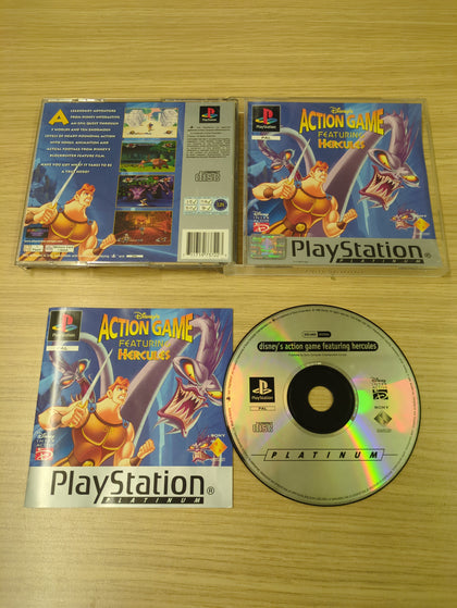 Disney's Action Game Featuring Hercules Platinum Sony PS1 game