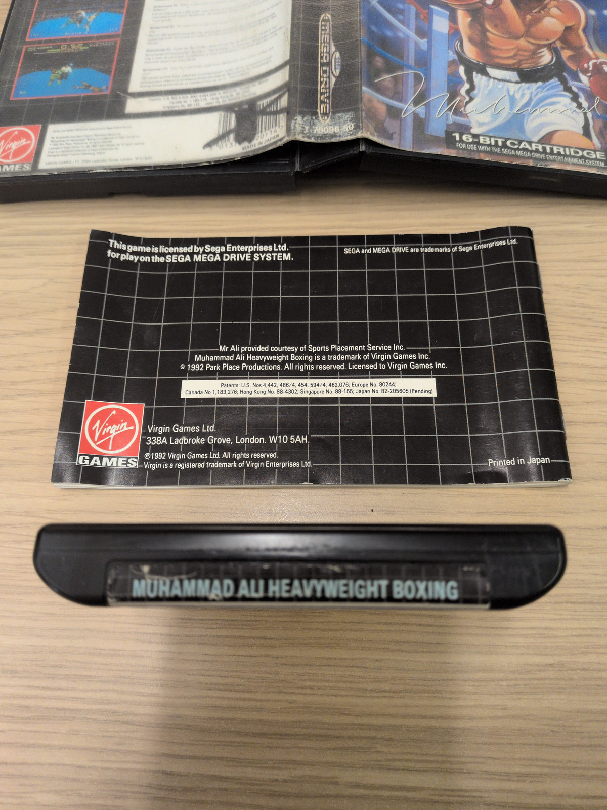 Muhammed Ali Heavyweight Boxing Sega Mega Drive game