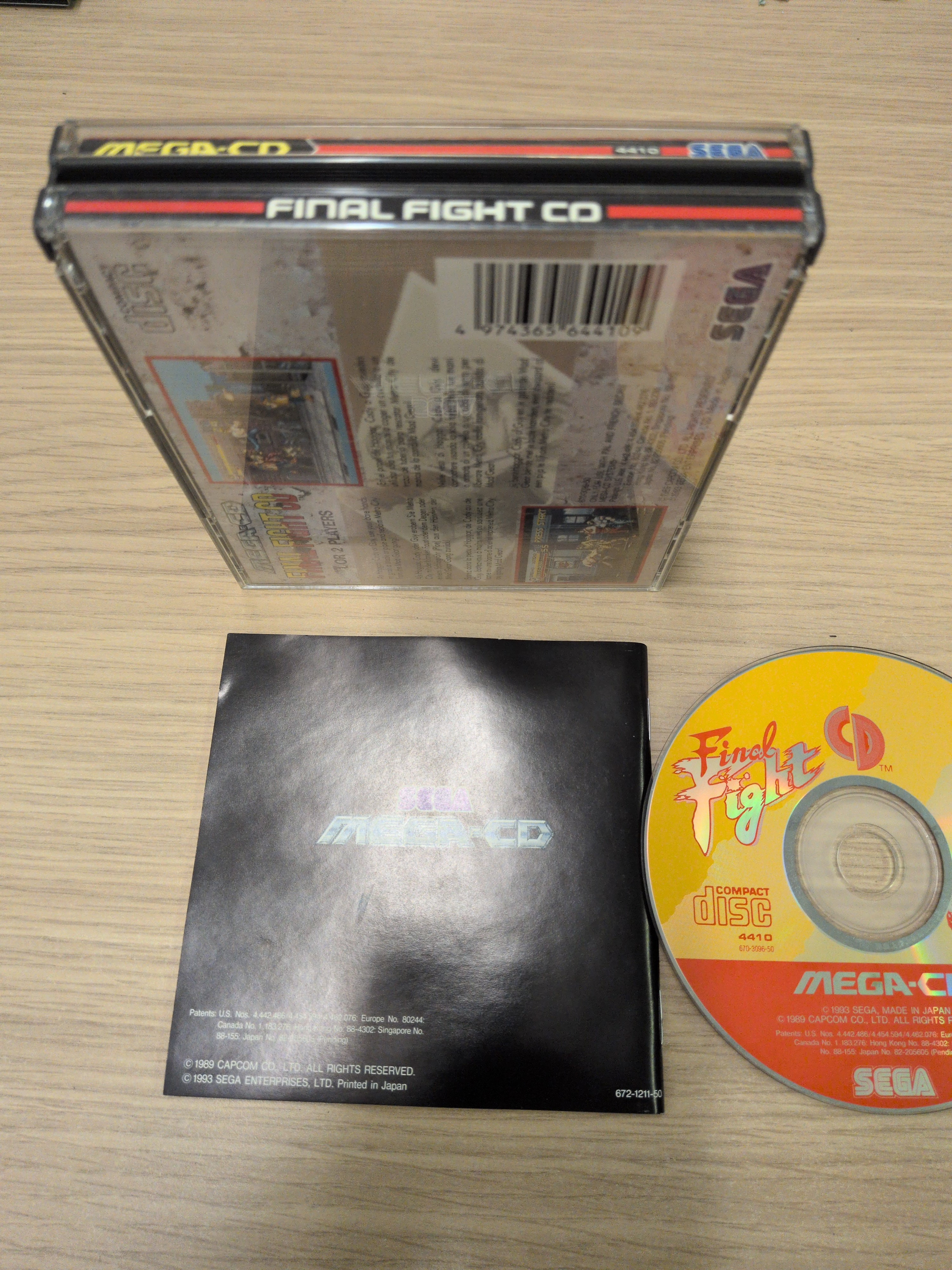 Final Fight CD Sega Mega CD game