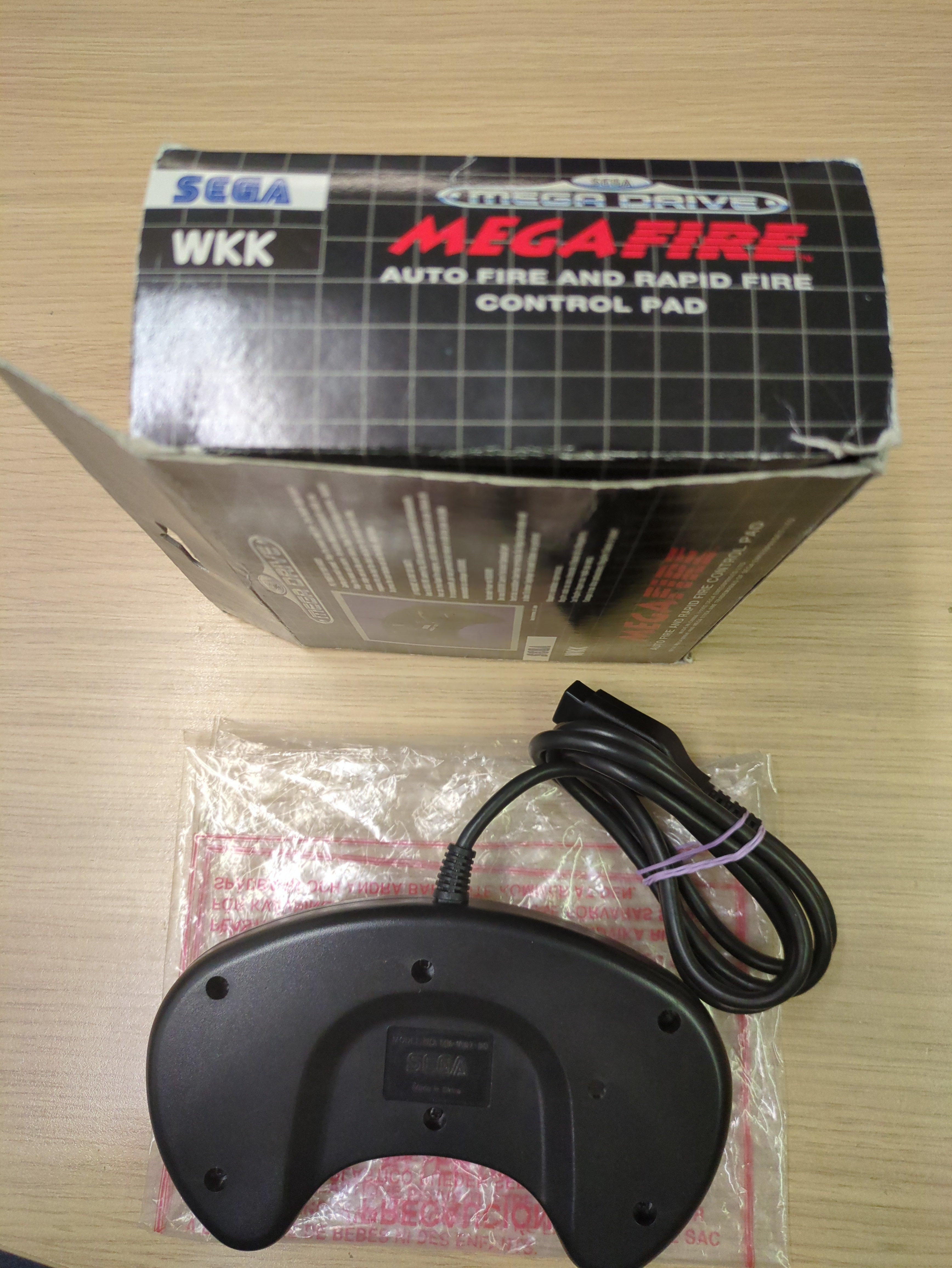 Sega Mega Fire Auto Fire and Rapid Fire Control Pad Boxed Mega Drive Official