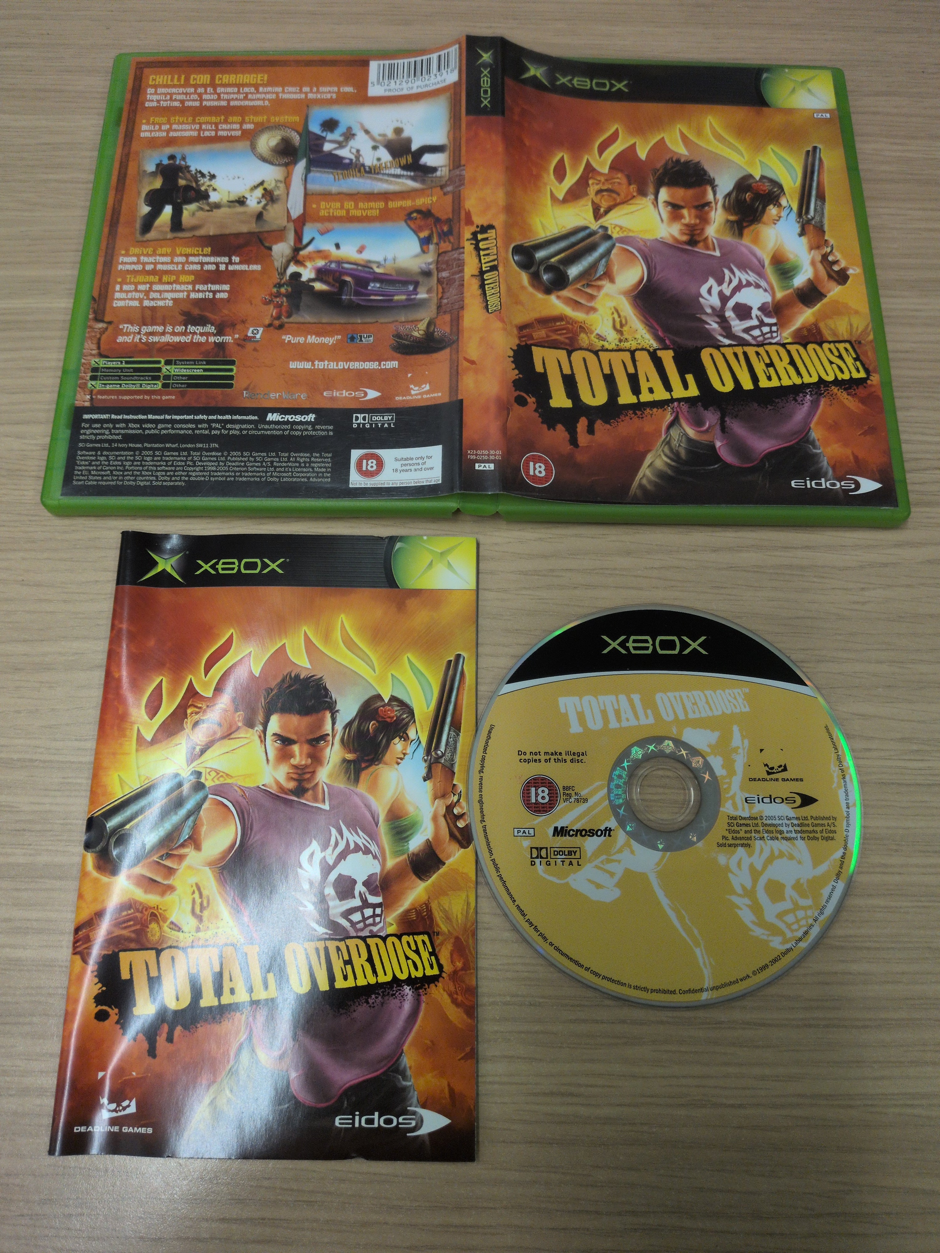 Total Overdose original Xbox game