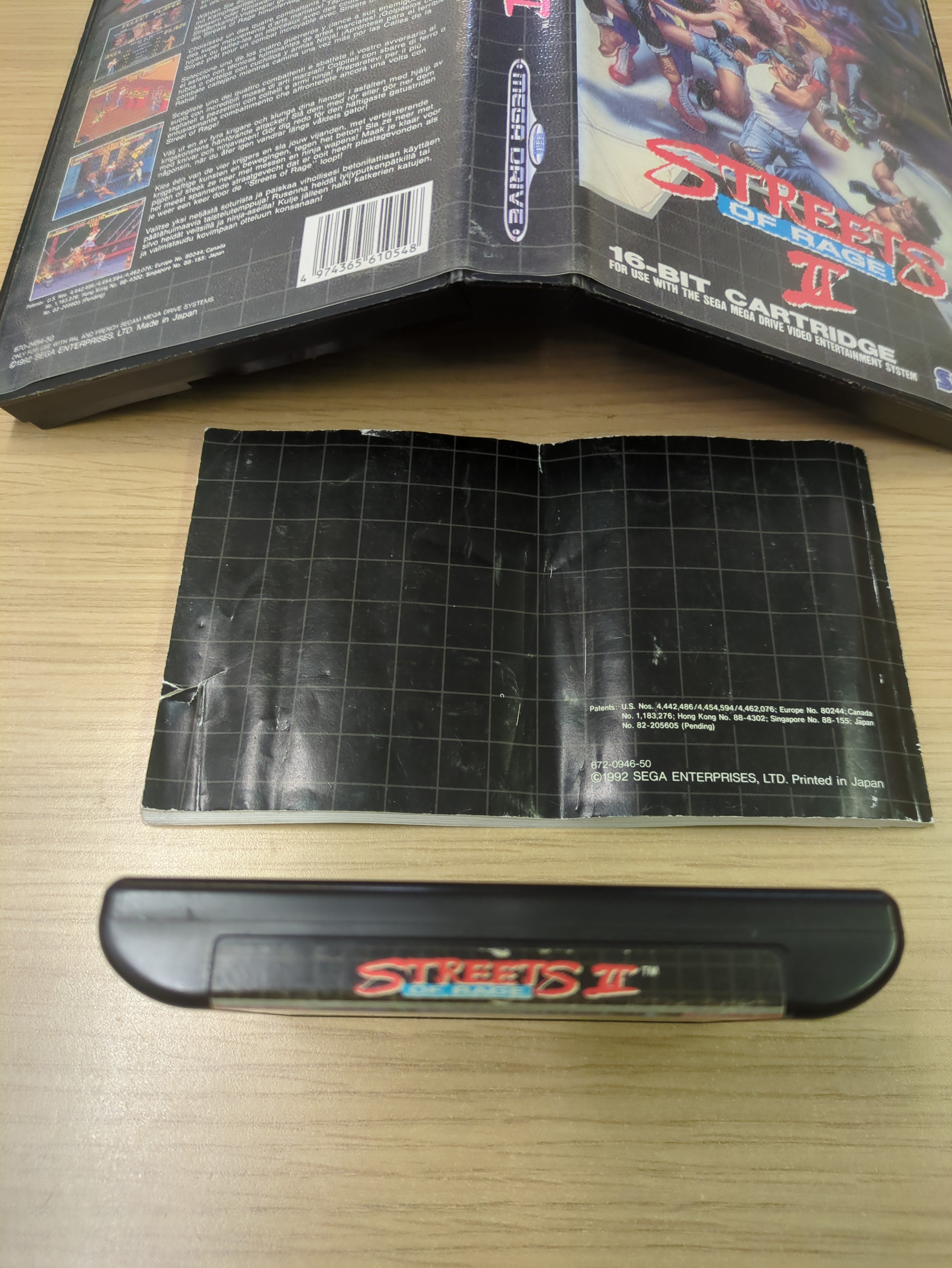 Streets of Rage II Sega Mega Drive game
