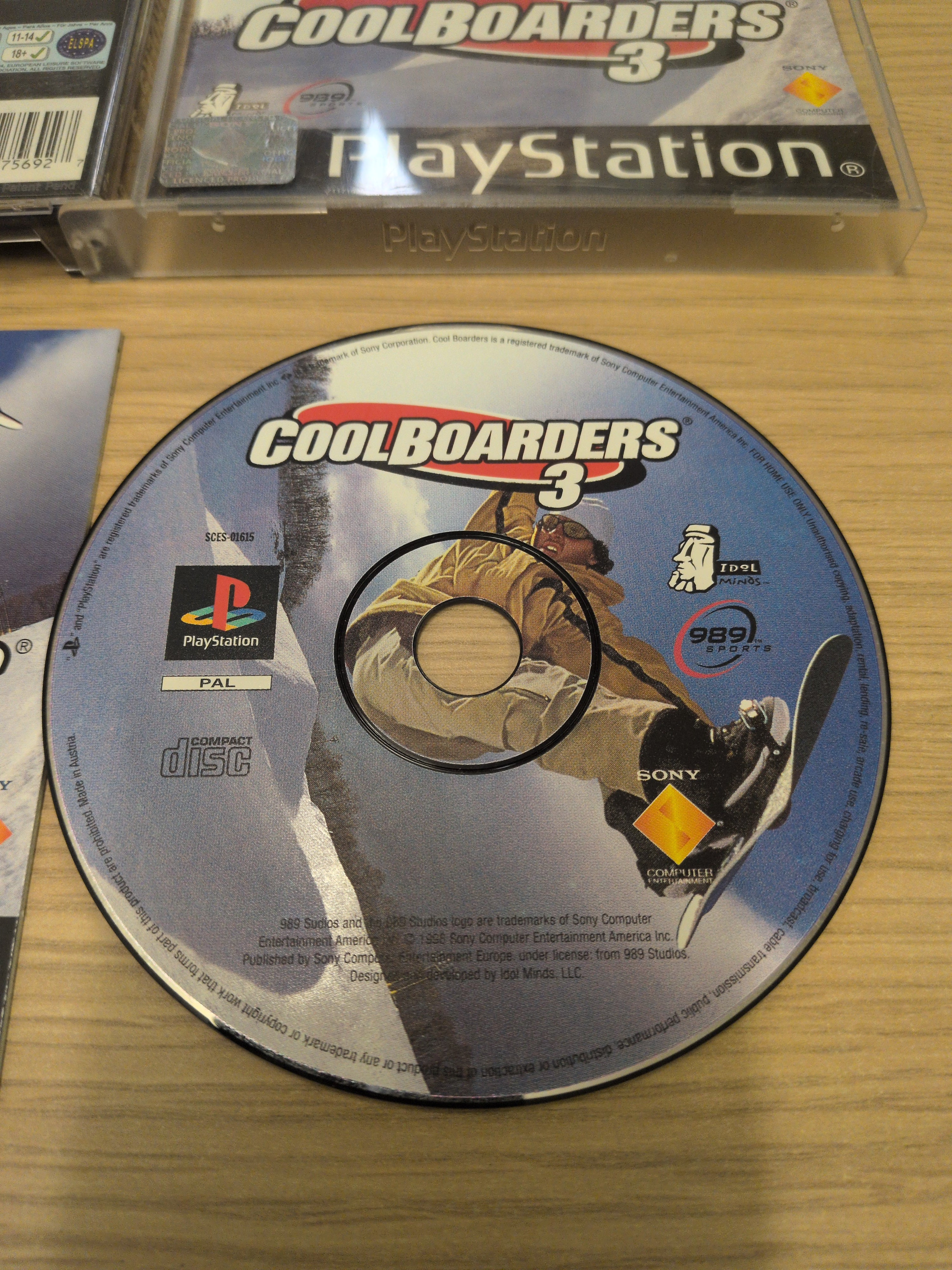 Cool Boarders 3 Sony PS1 game