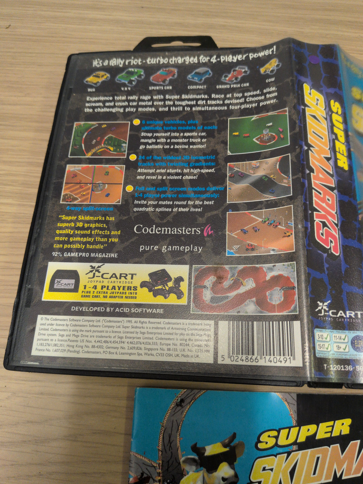 Super Skidmarks Sega Mega Drive game