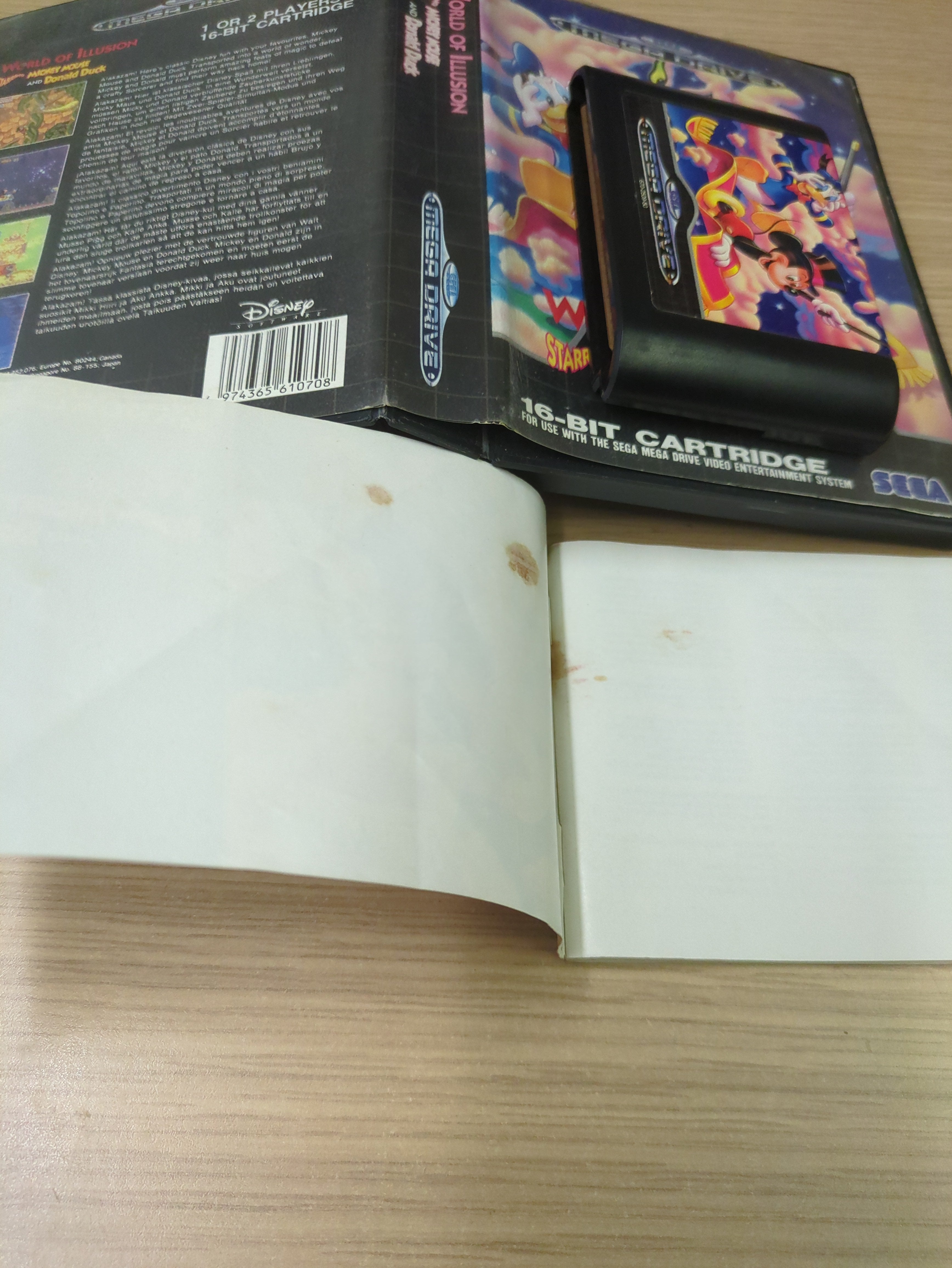 World of Illusion starring Mickey Mouse and Donald Duck (Disney's) Sega Mega Drive game