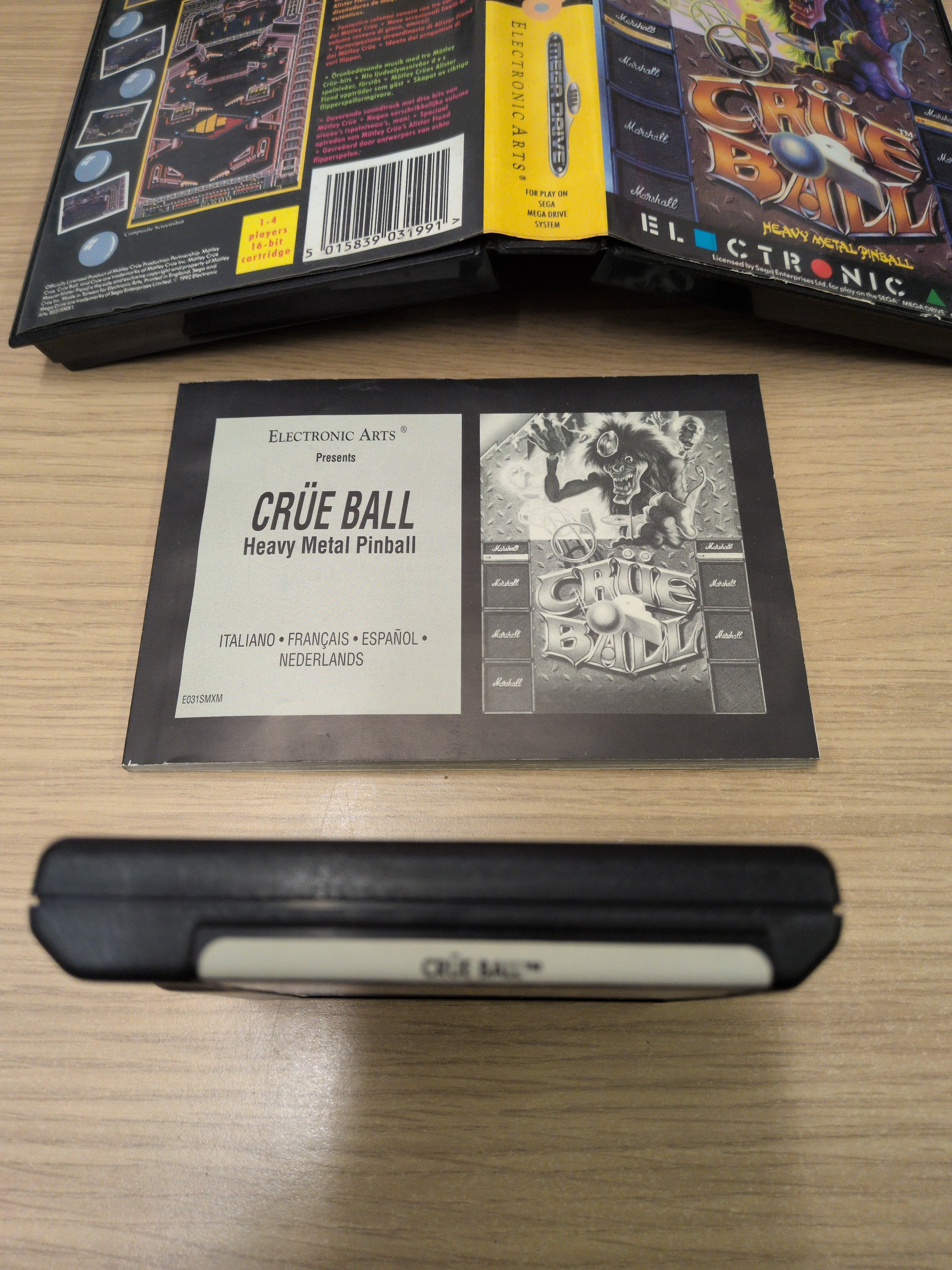Crue Ball Sega Mega Drive game