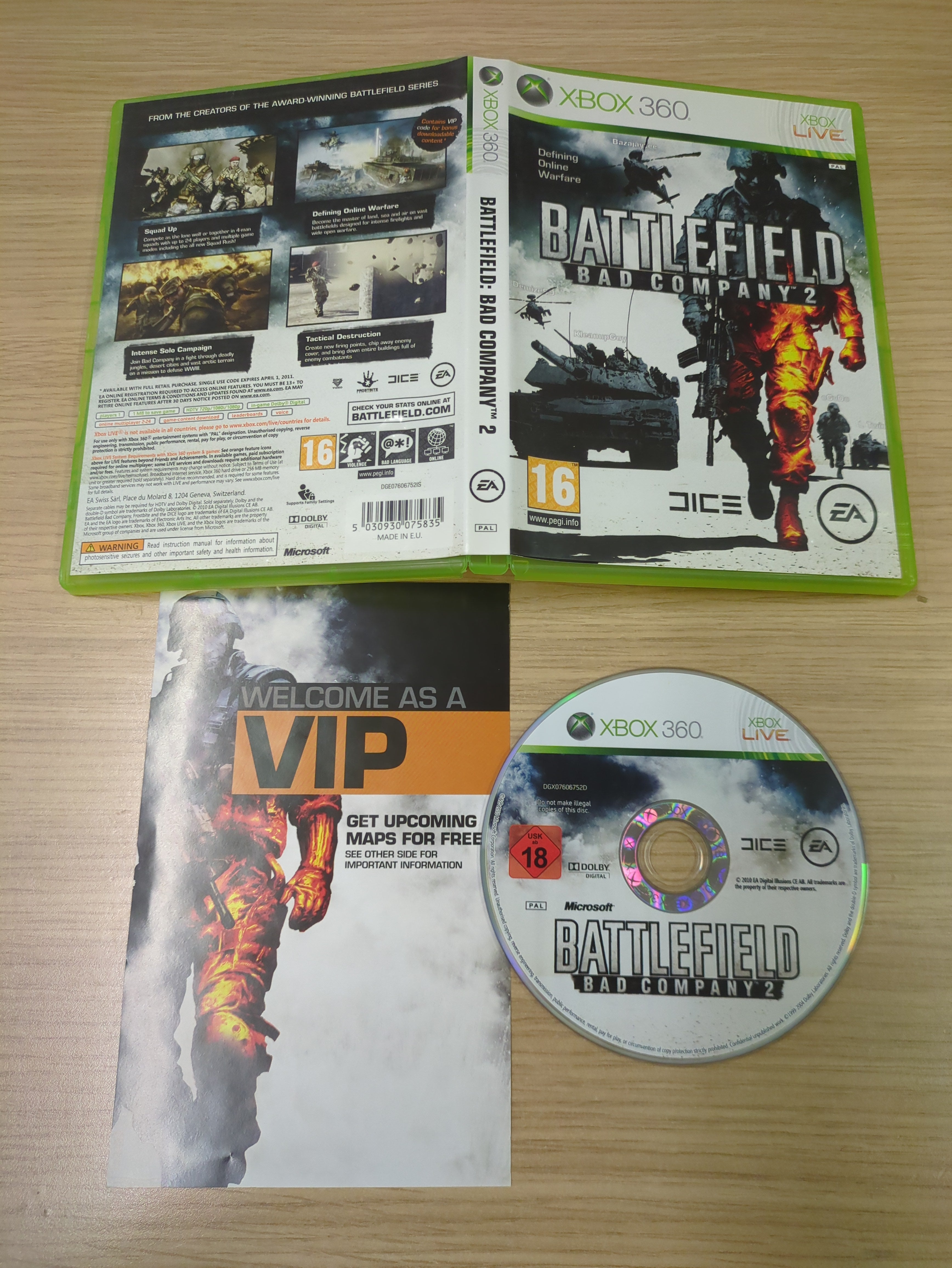 Battlefield: Bad Company 2 Xbox 360 game