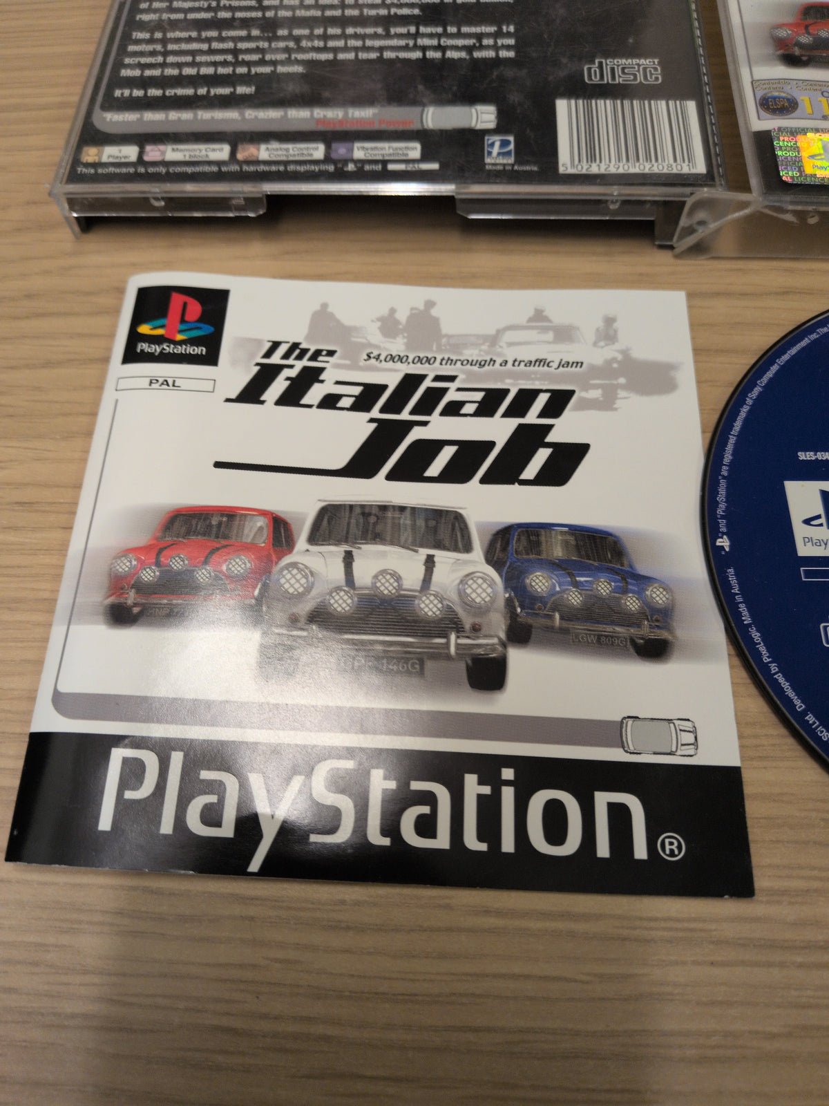The Italian Job Sony PS1 game