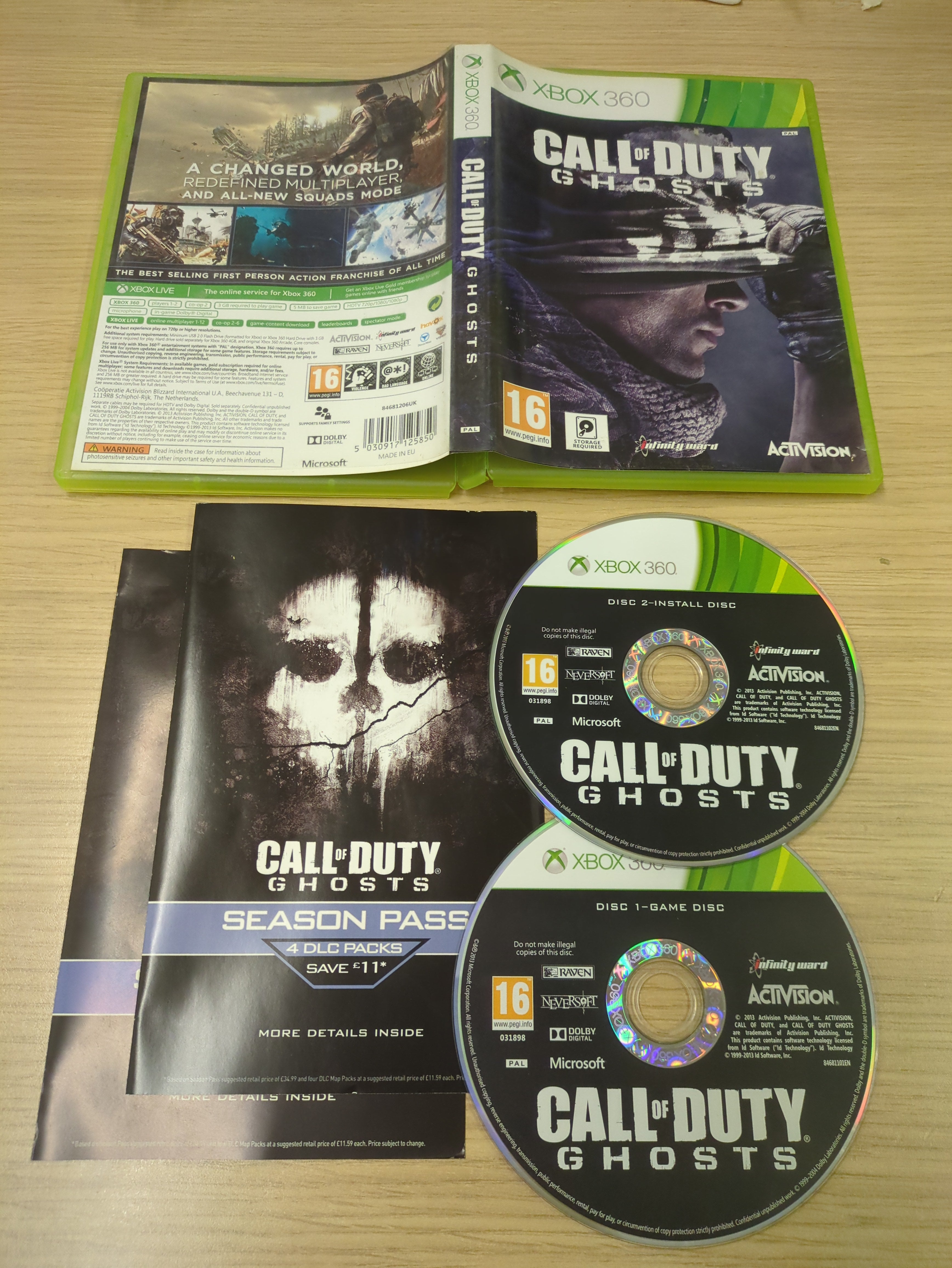 Call of Duty Ghosts Xbox 360 game