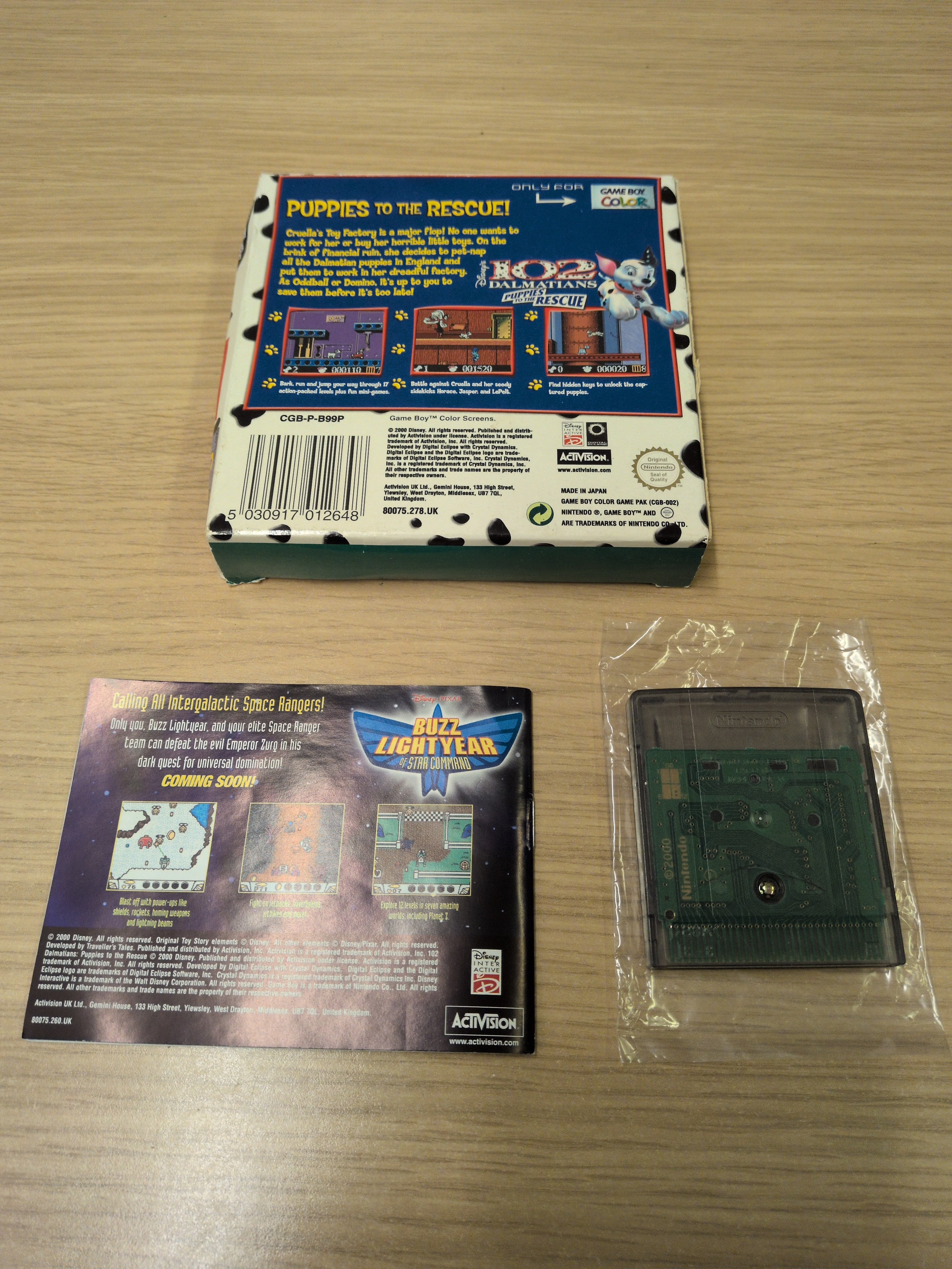 102 Dalmatians (Disney) Nintendo Game Boy Color Boxed