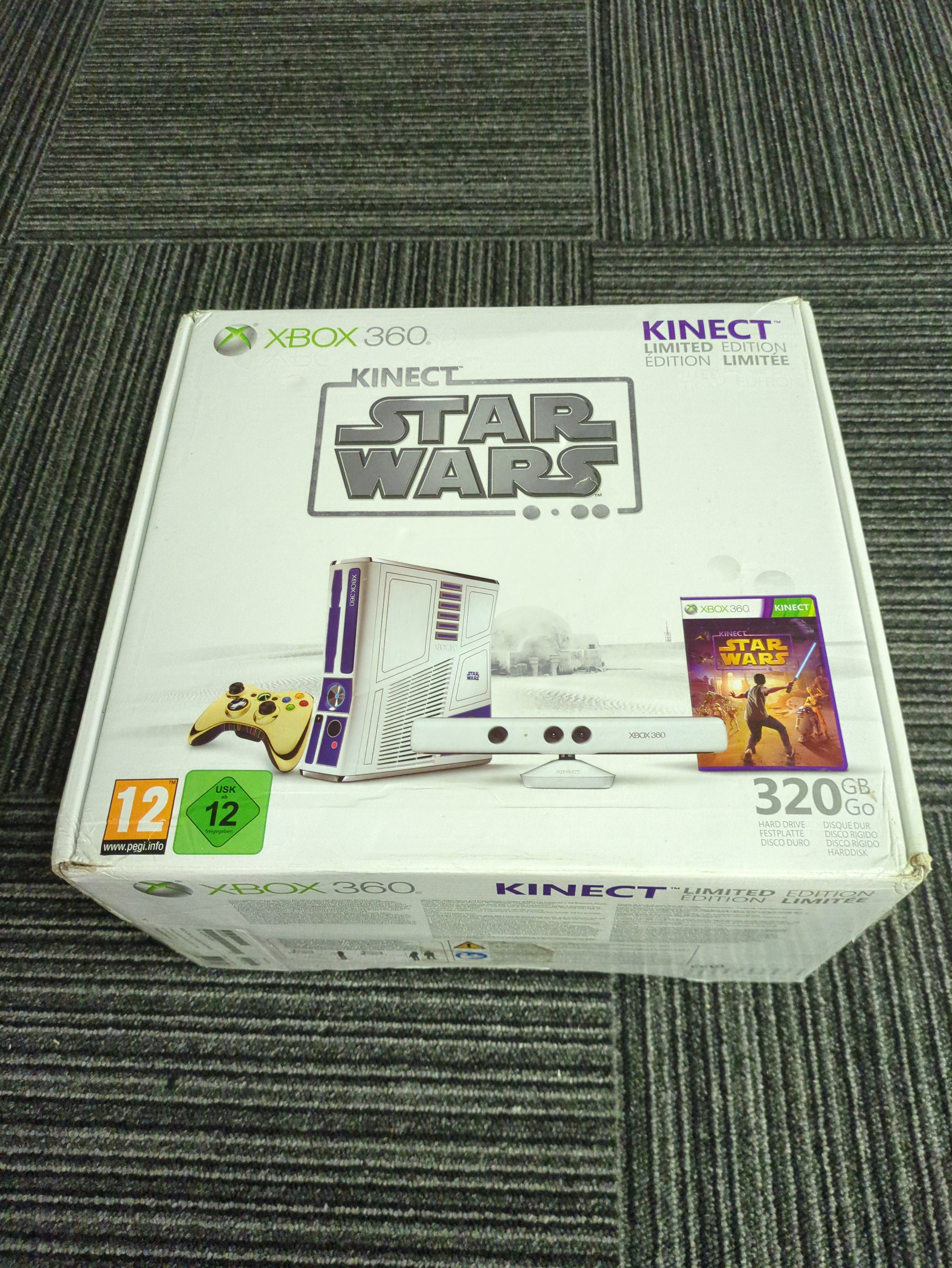 Xbox 360 Limited Edition Kinect Star Wars Console Boxed