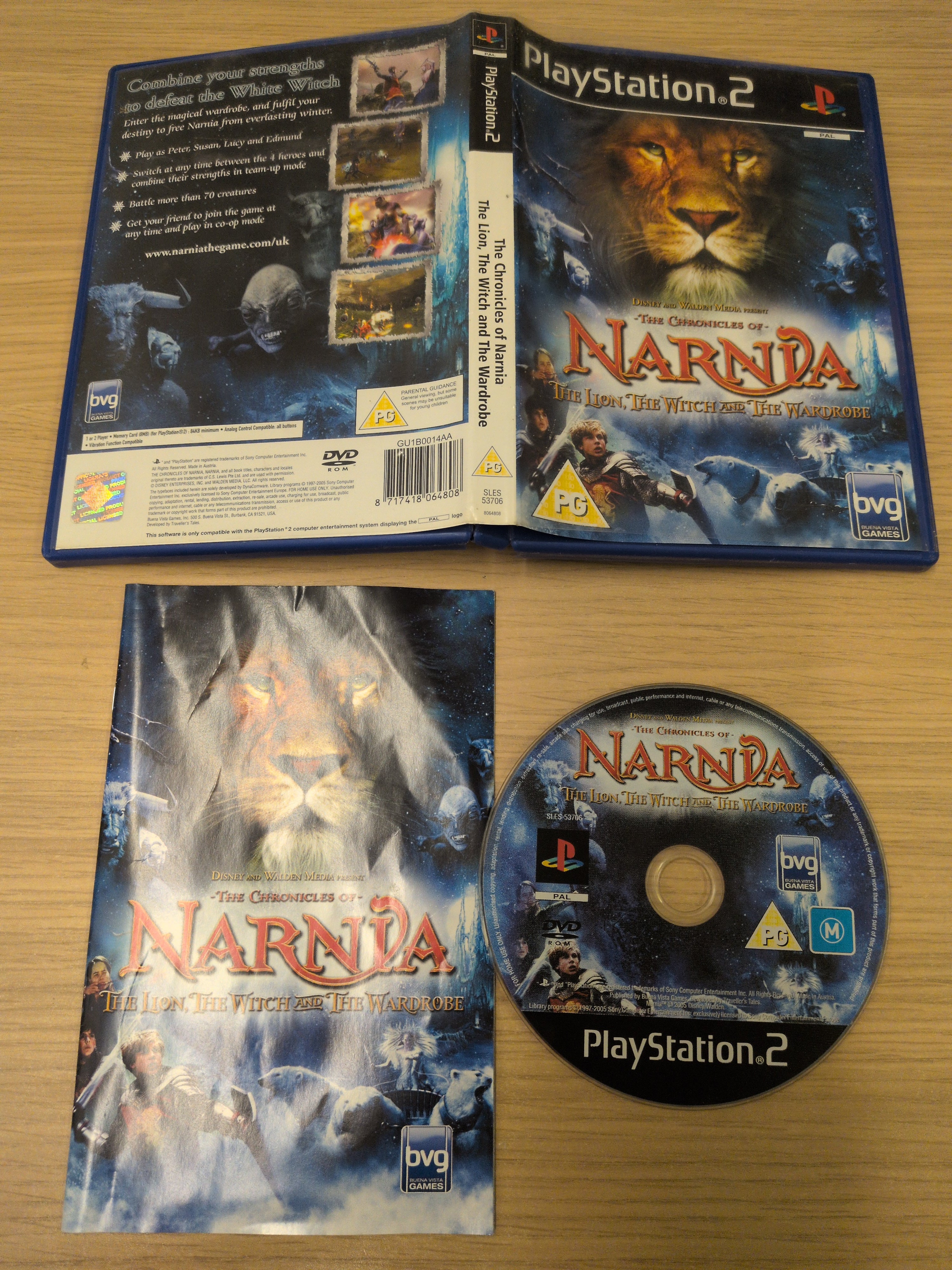 The Chronicles of Narnia: The Lion, The Witch and The Wardrobe Sony PS2 game