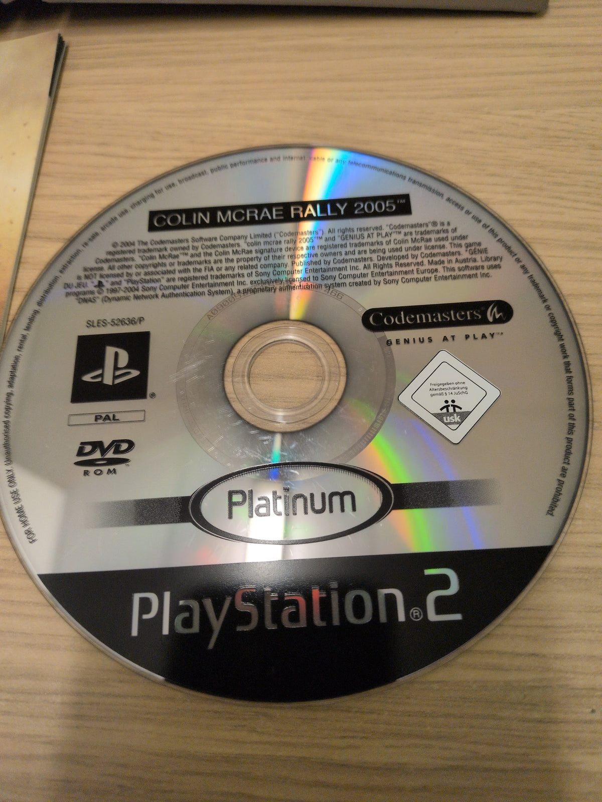 Colin Mcrae Rally 2005 Platinum Sony PS2 game