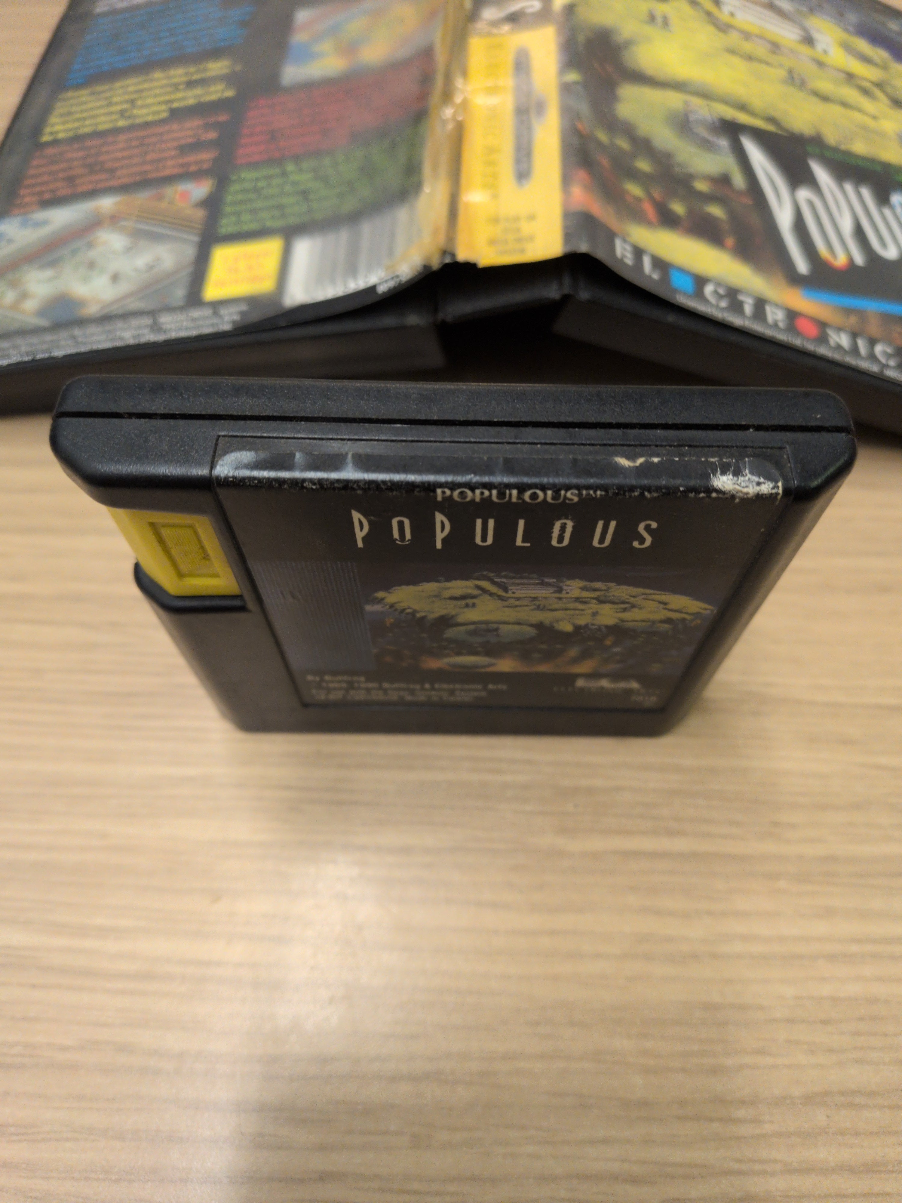 Populous Sega Mega Drive game