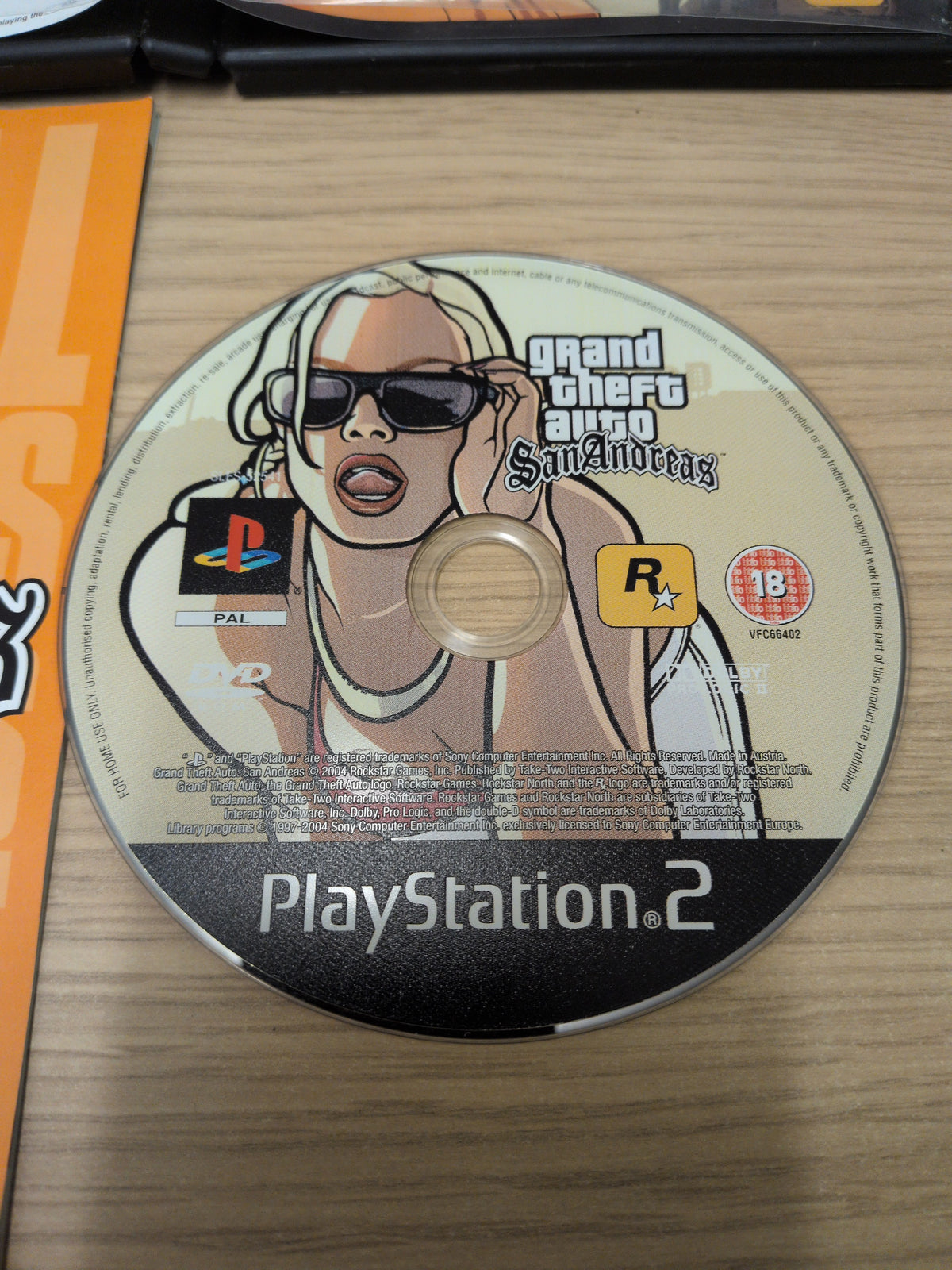 Grand Theft Auto: San Andreas Sony PS2 game