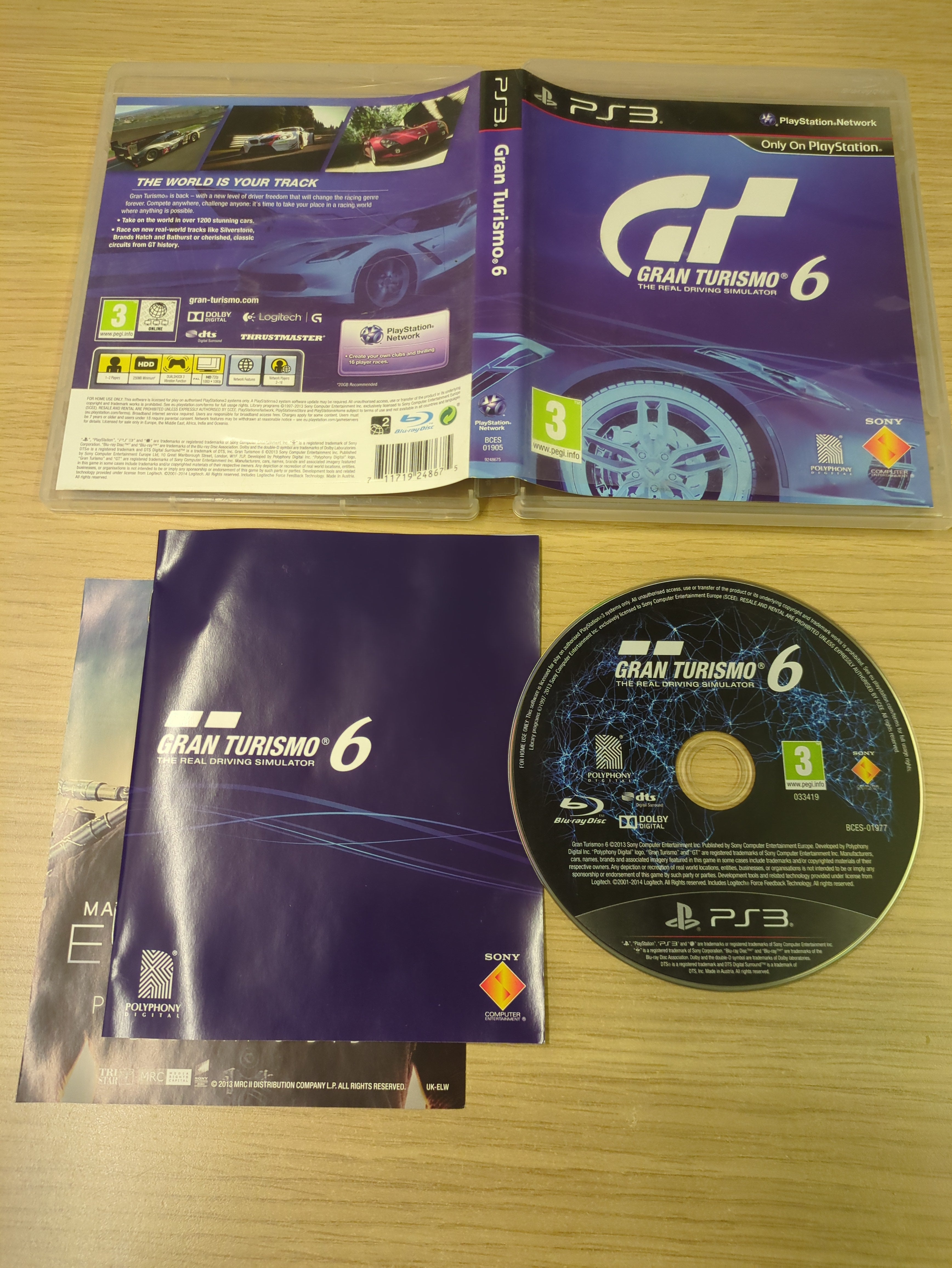 Gran Turismo 6 Sony PS3 game