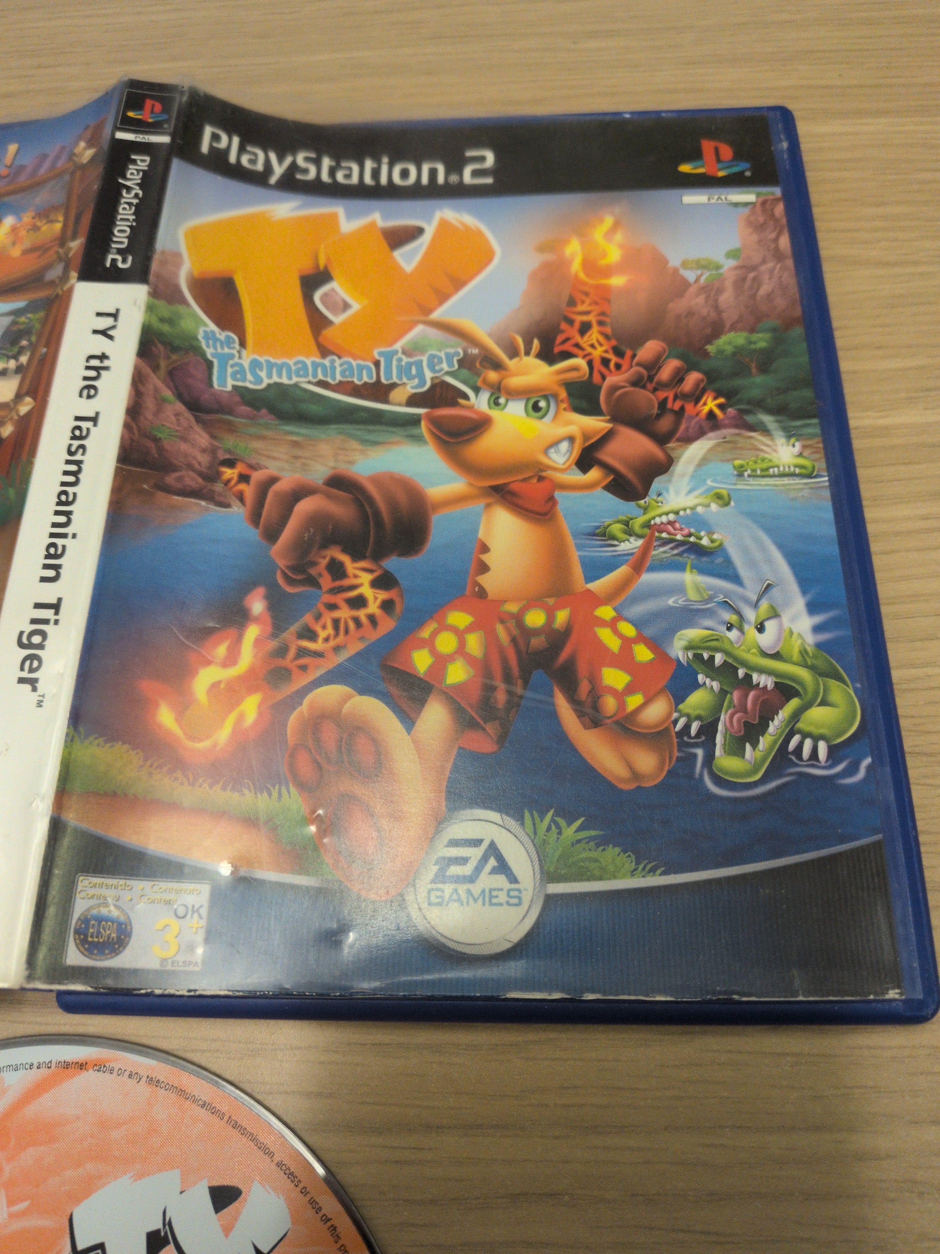 Ty The Tasmanian Tiger Sony PS2 game