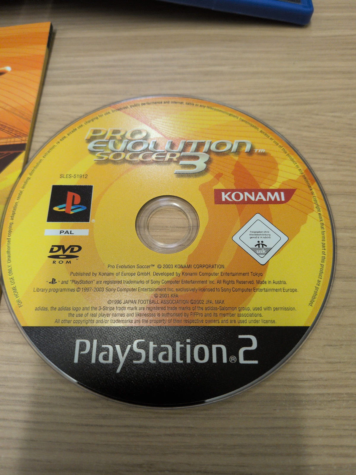 Pro Evolution Soccer 3 Sony PS2 game