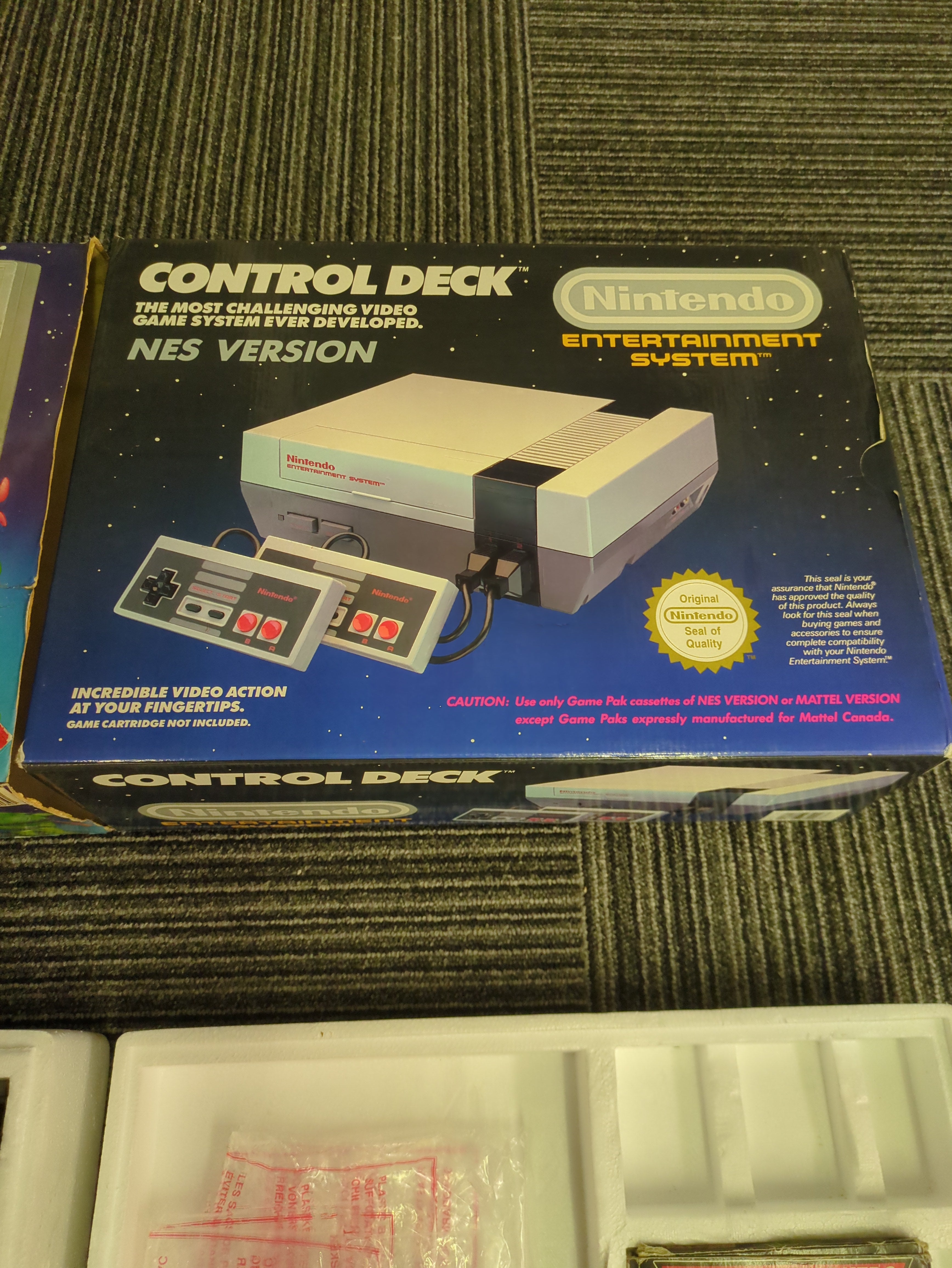 Teenage Mutant Hero Turtles NES Nintendo Entertainment System Boxed Console