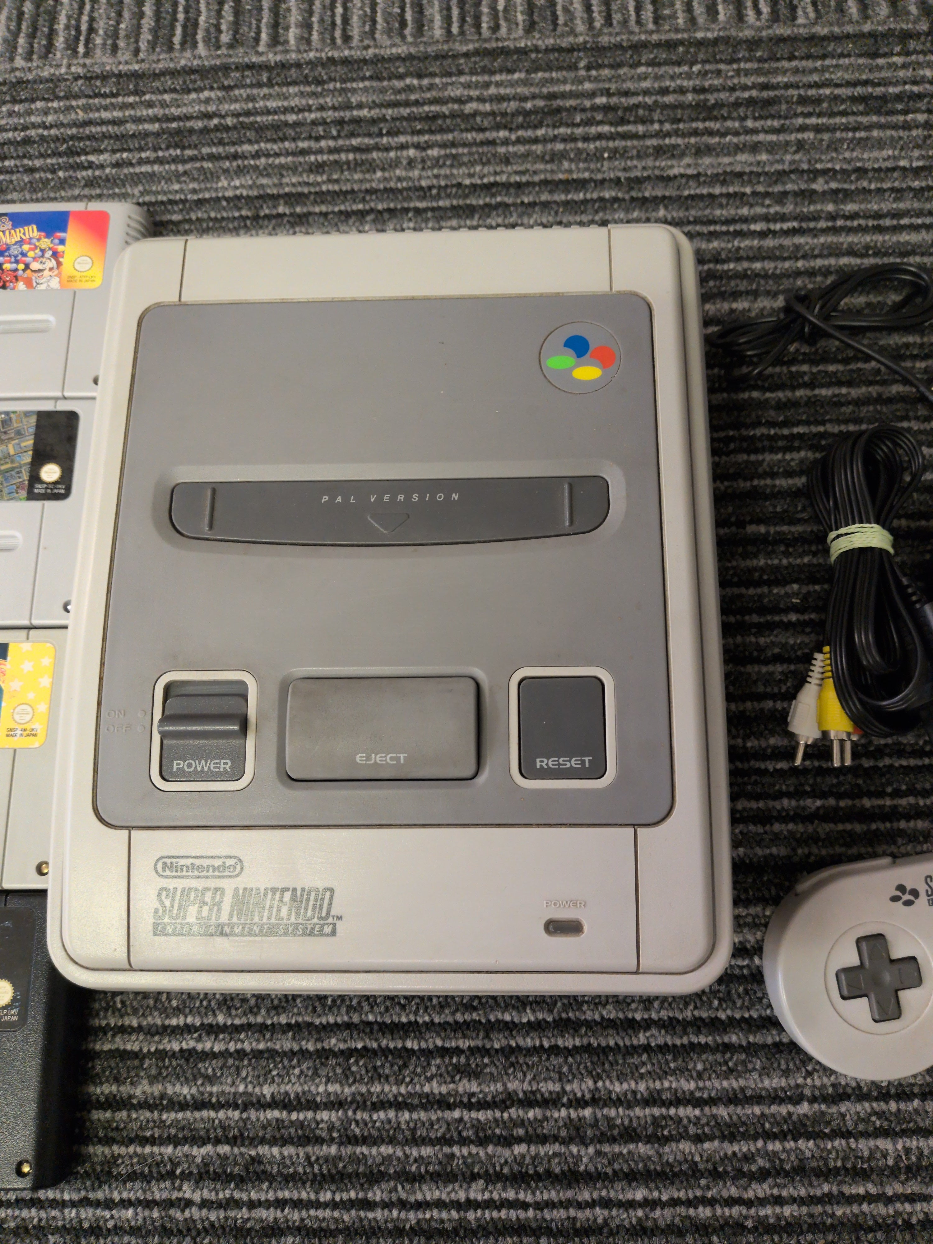 Super Nintendo SNES Console & Games Bundle