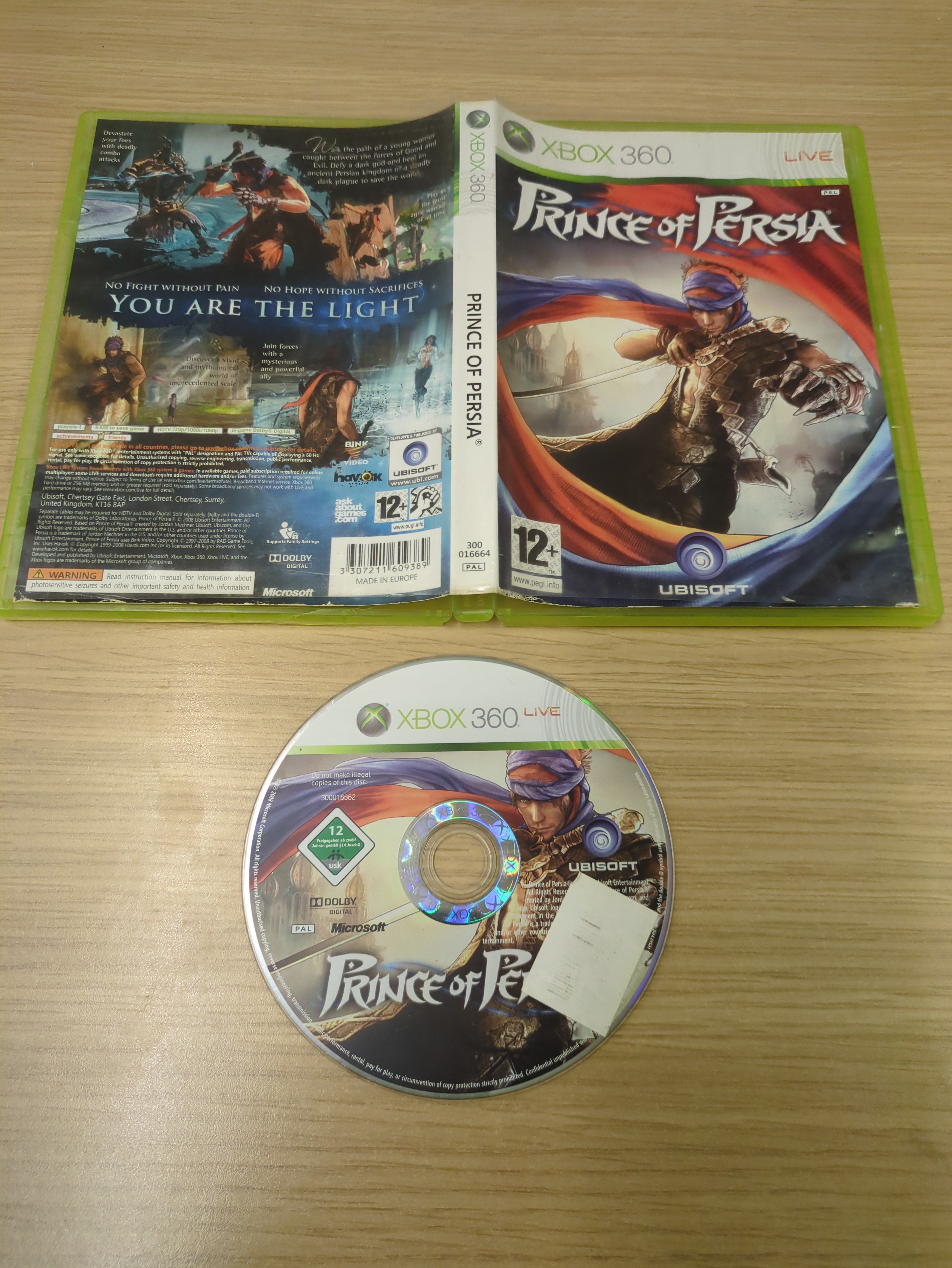Prince Of Persia Xbox 360 game
