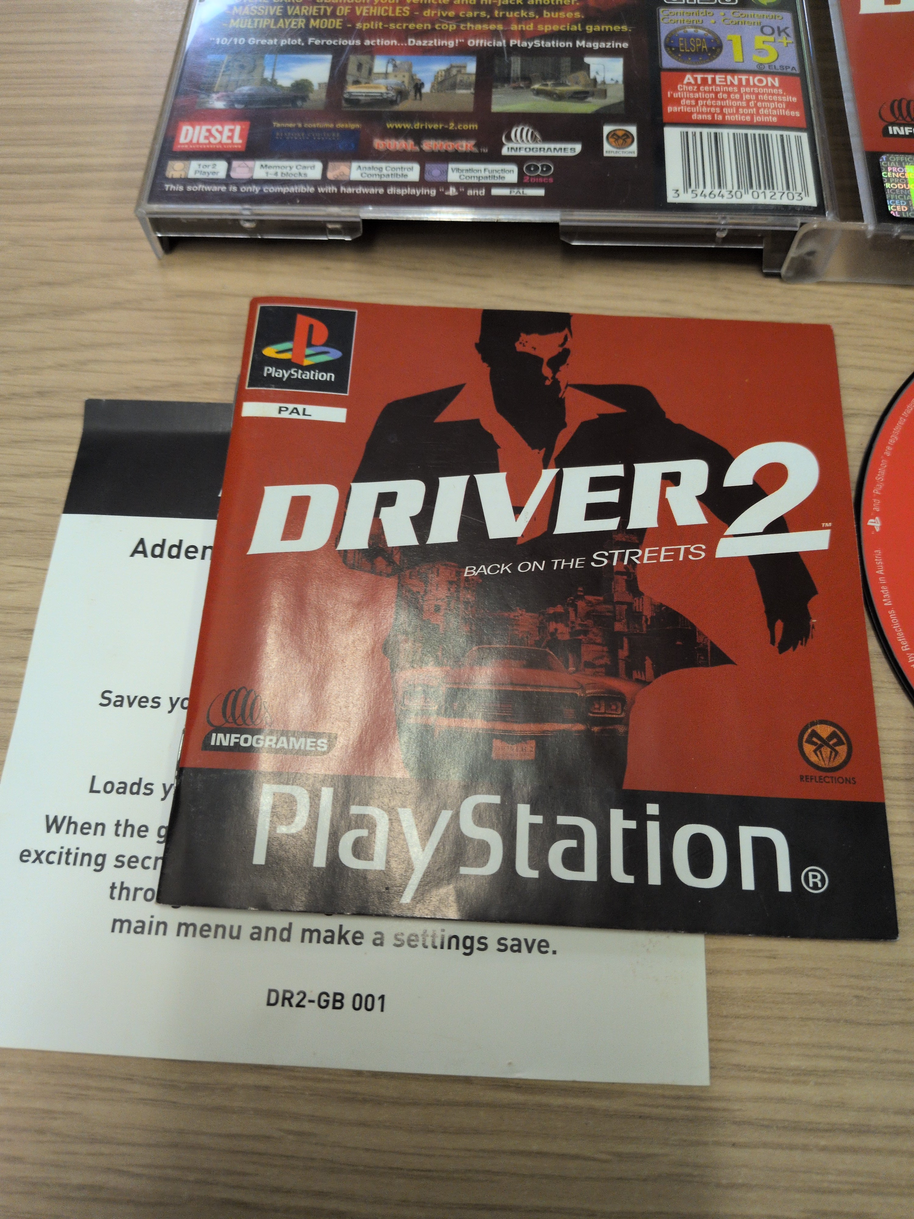 Driver 2: Back On The Streets Sony PS1 game