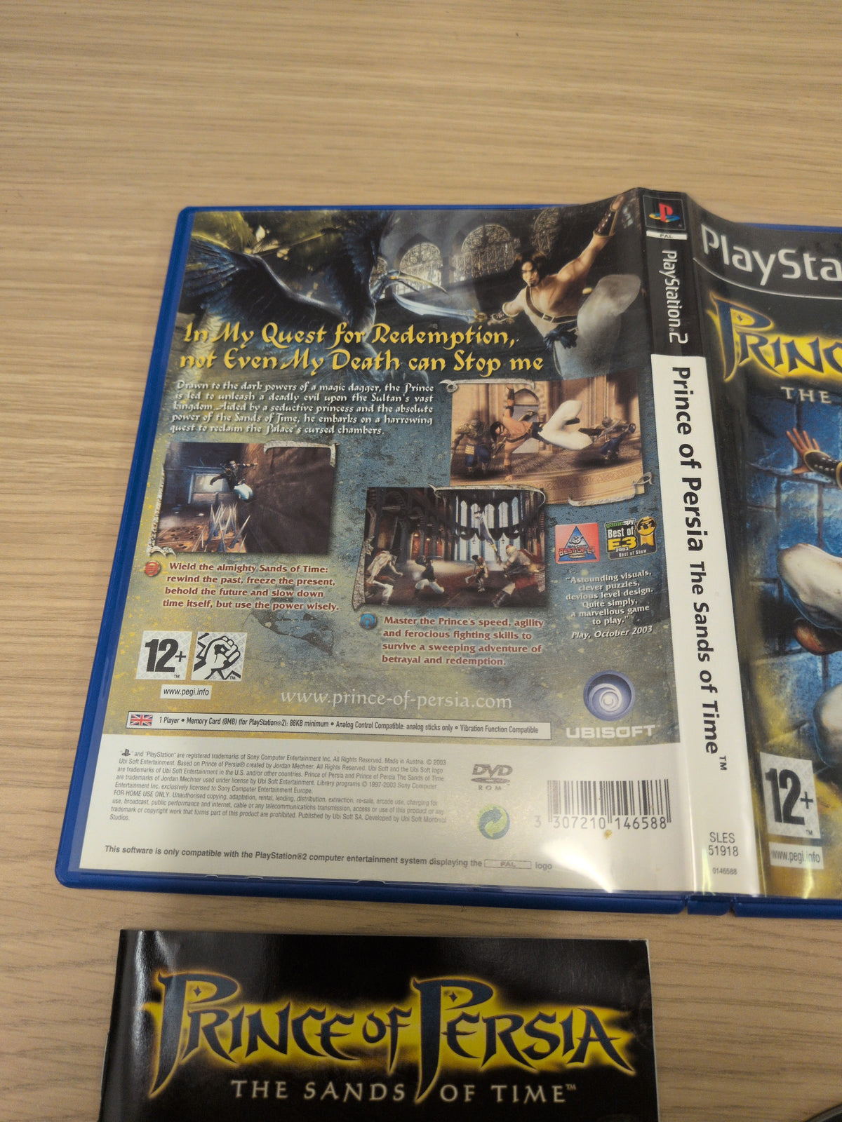 Prince of Persia The Sands of Time Sony PS2 game