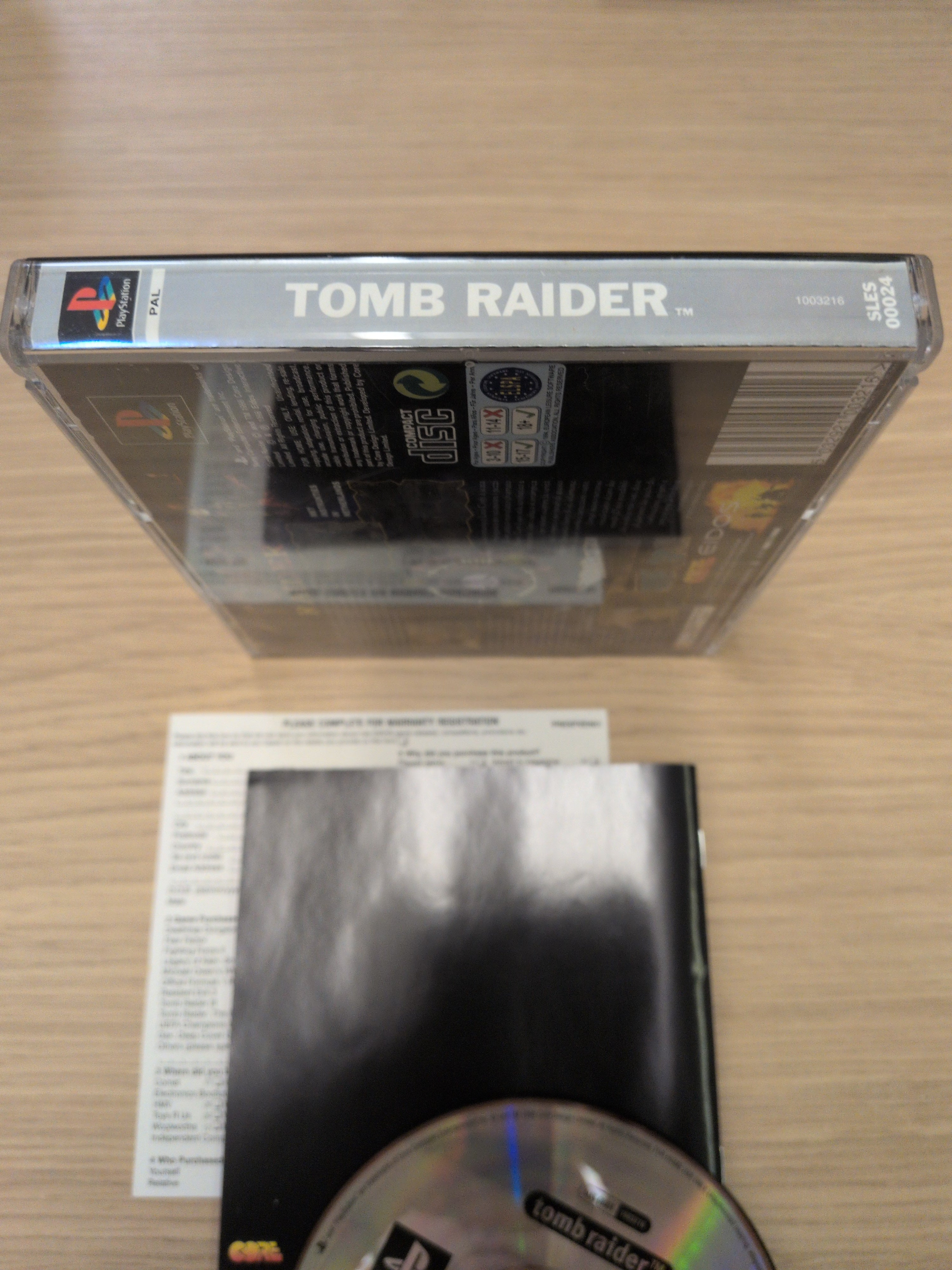 Tomb Raider Platinum Sony PS1 game