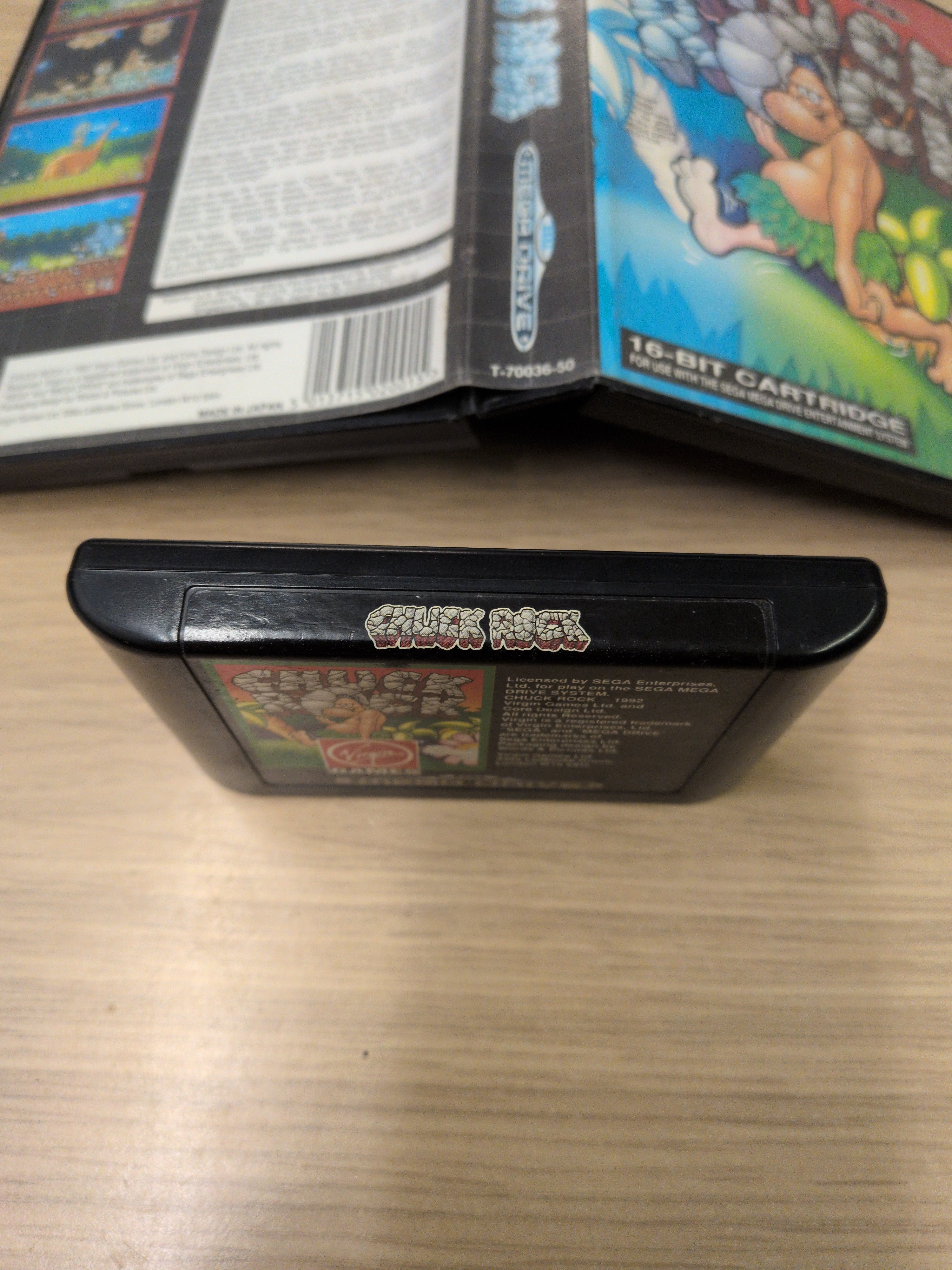 Chuck Rock Sega Mega Drive