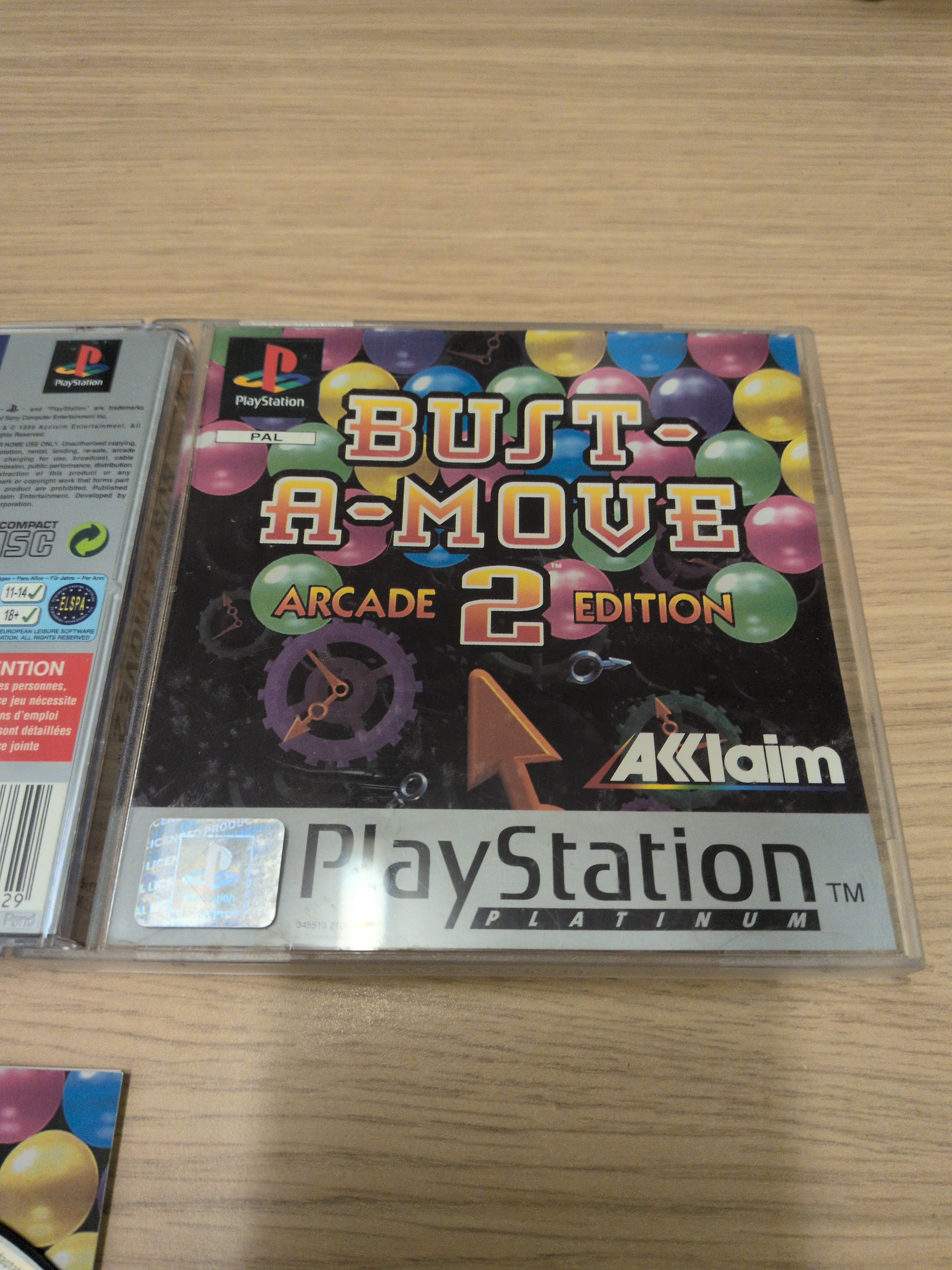 Bust-A-Move 2 Arcade Edition (Platinum) Sony PS1 game