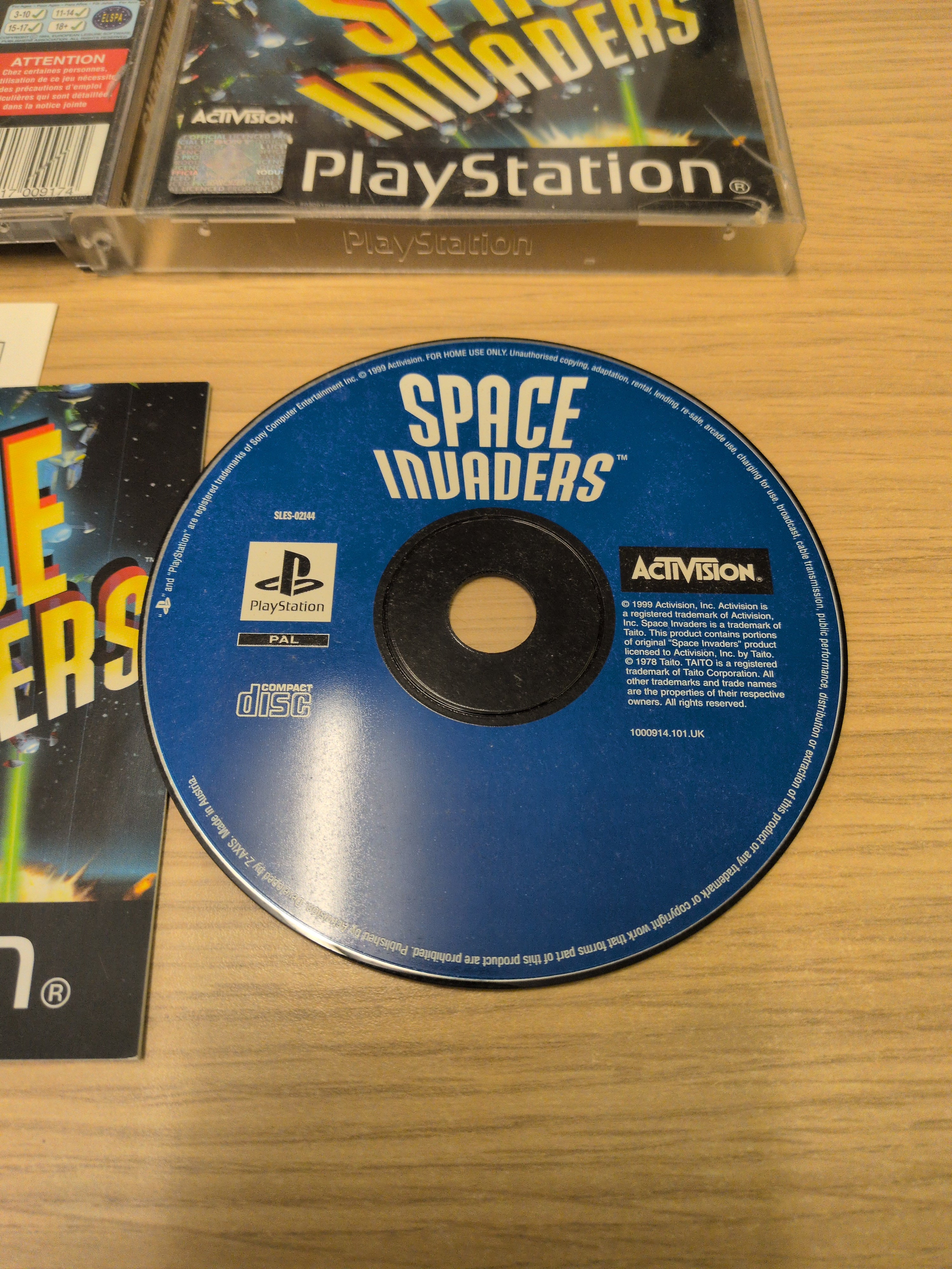 Space Invaders Sony PS1 game