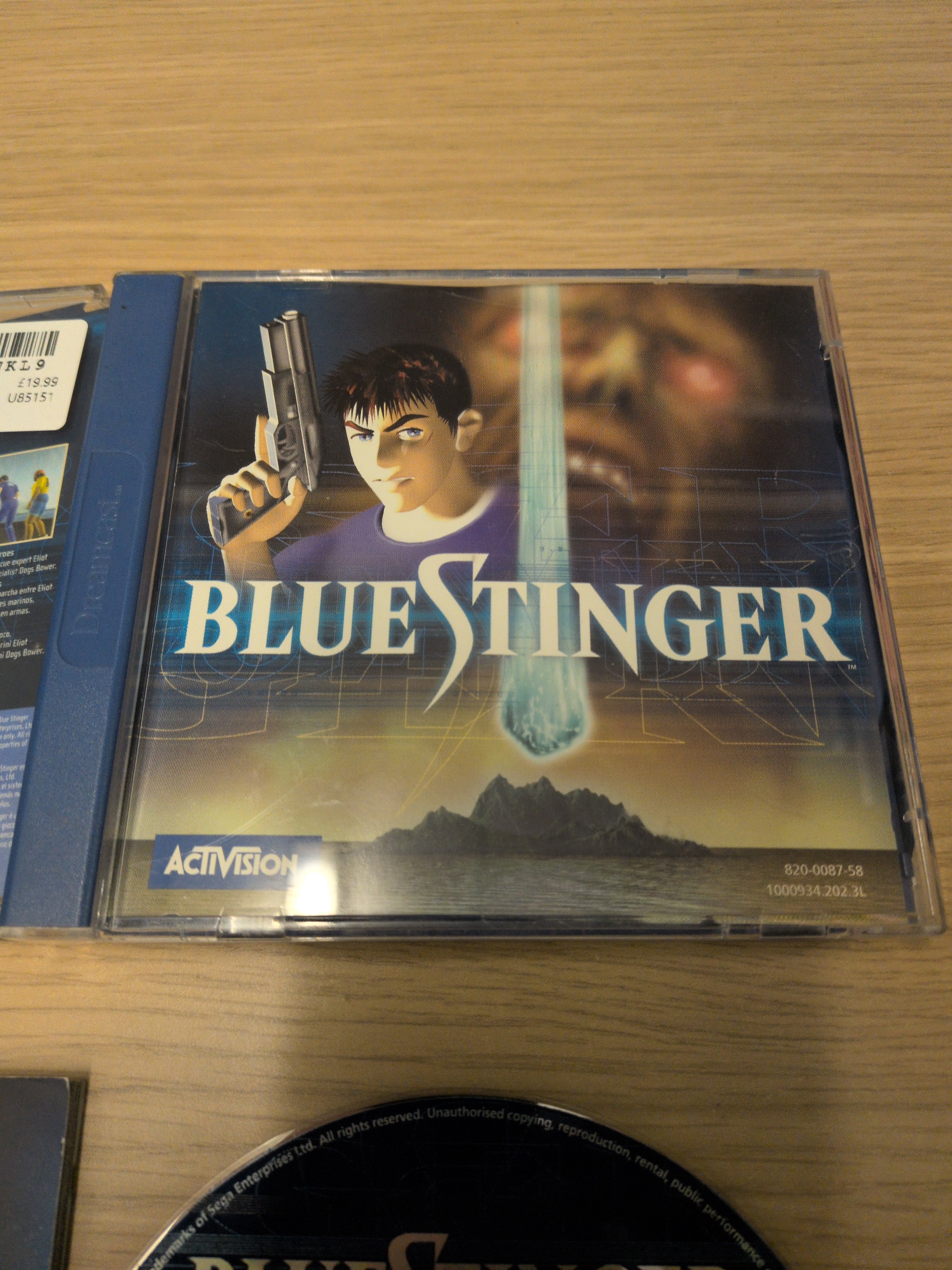 Blue Stinger Sega Dreamcast game