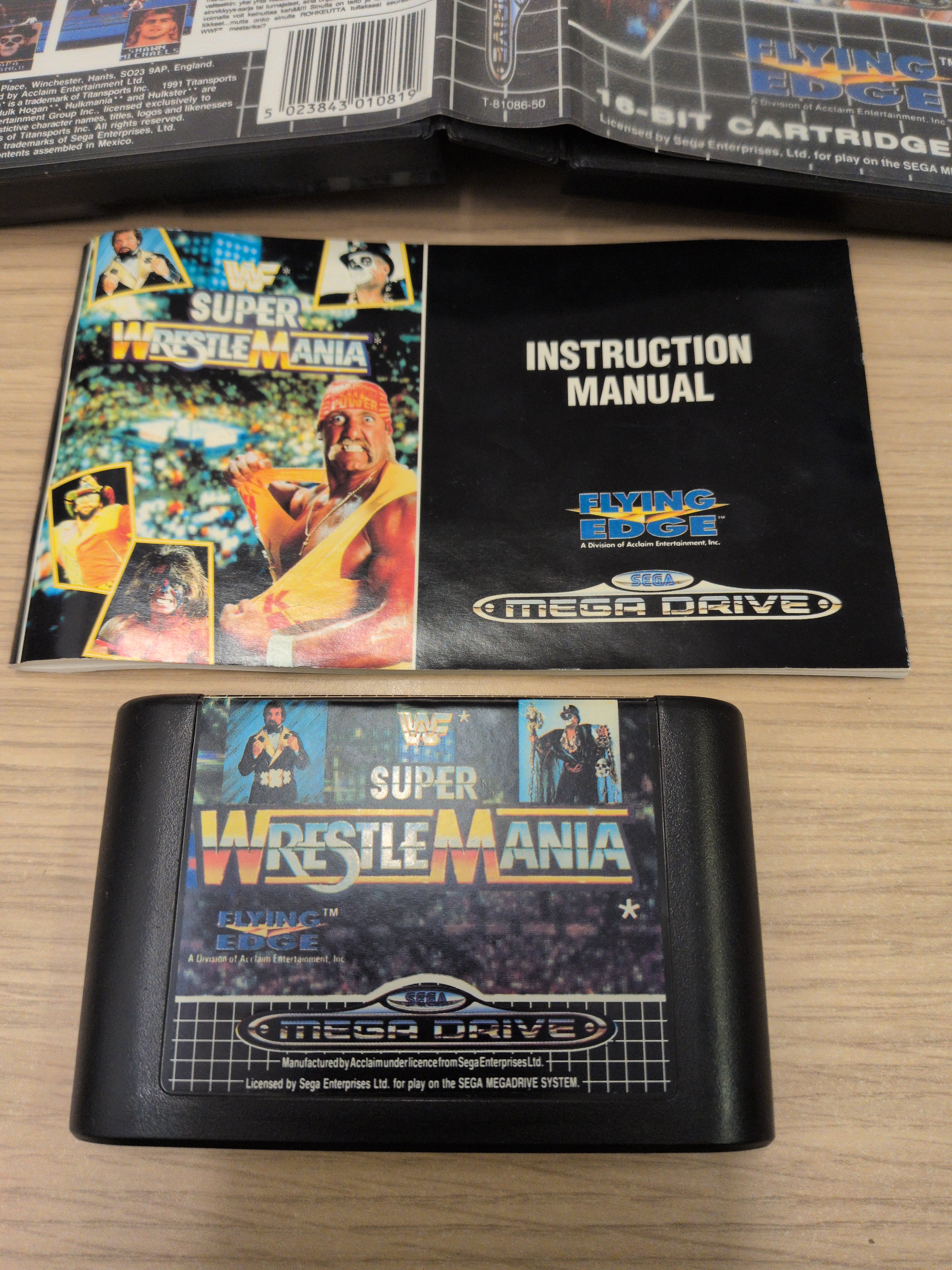 WWF Super Wrestlemania Sega Mega Drive game