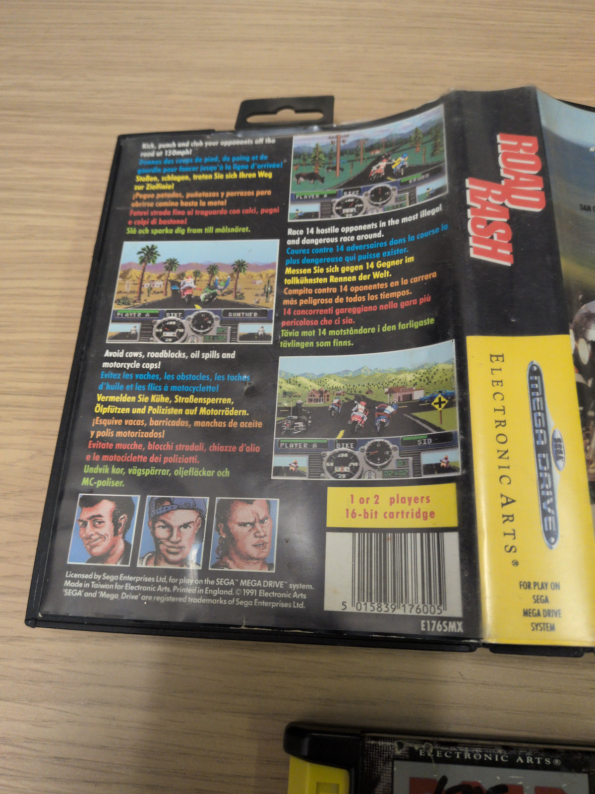 Road Rash Sega Mega Drive game