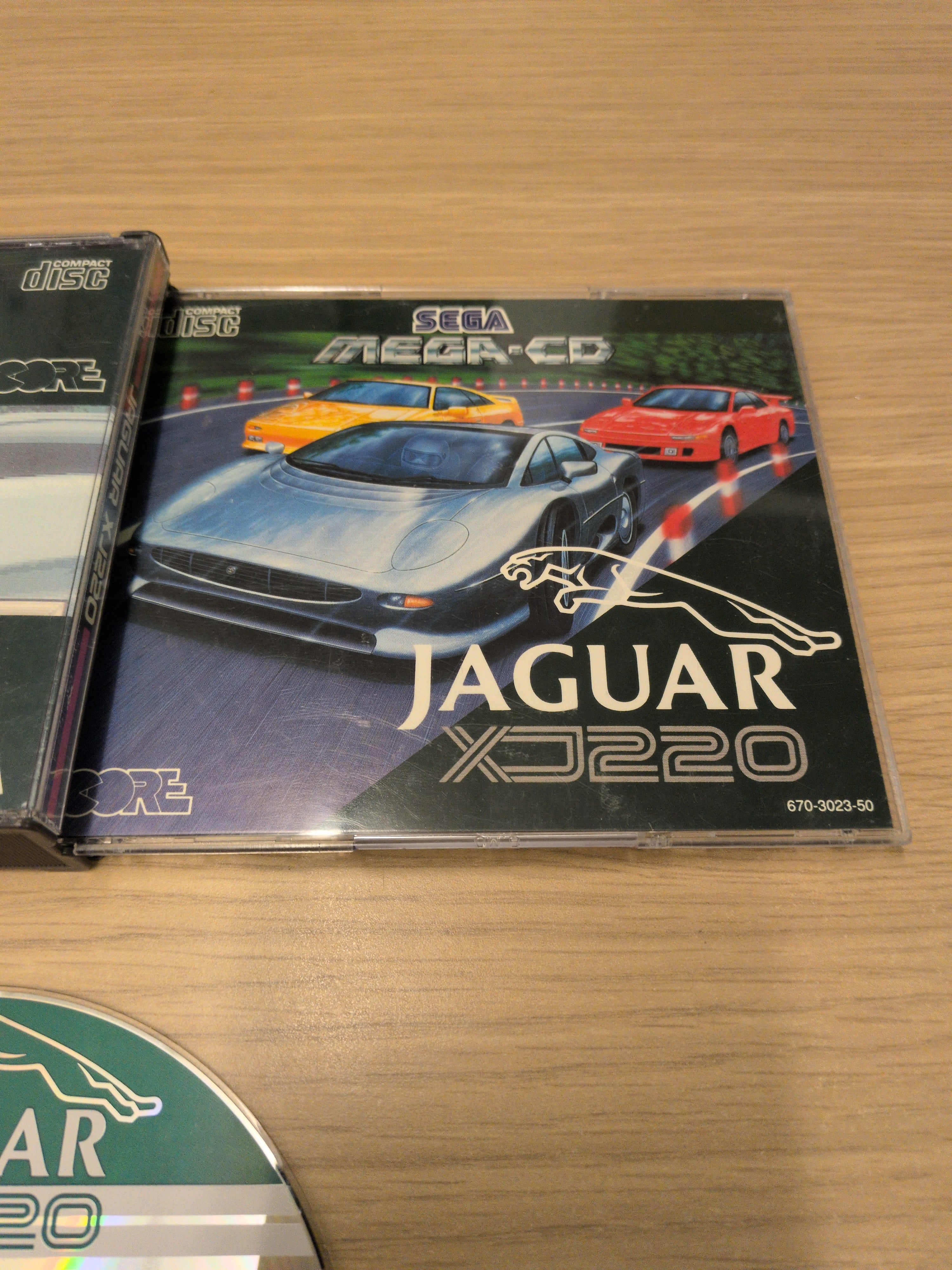 Jaguar XJ220 Sega Mega-CD game