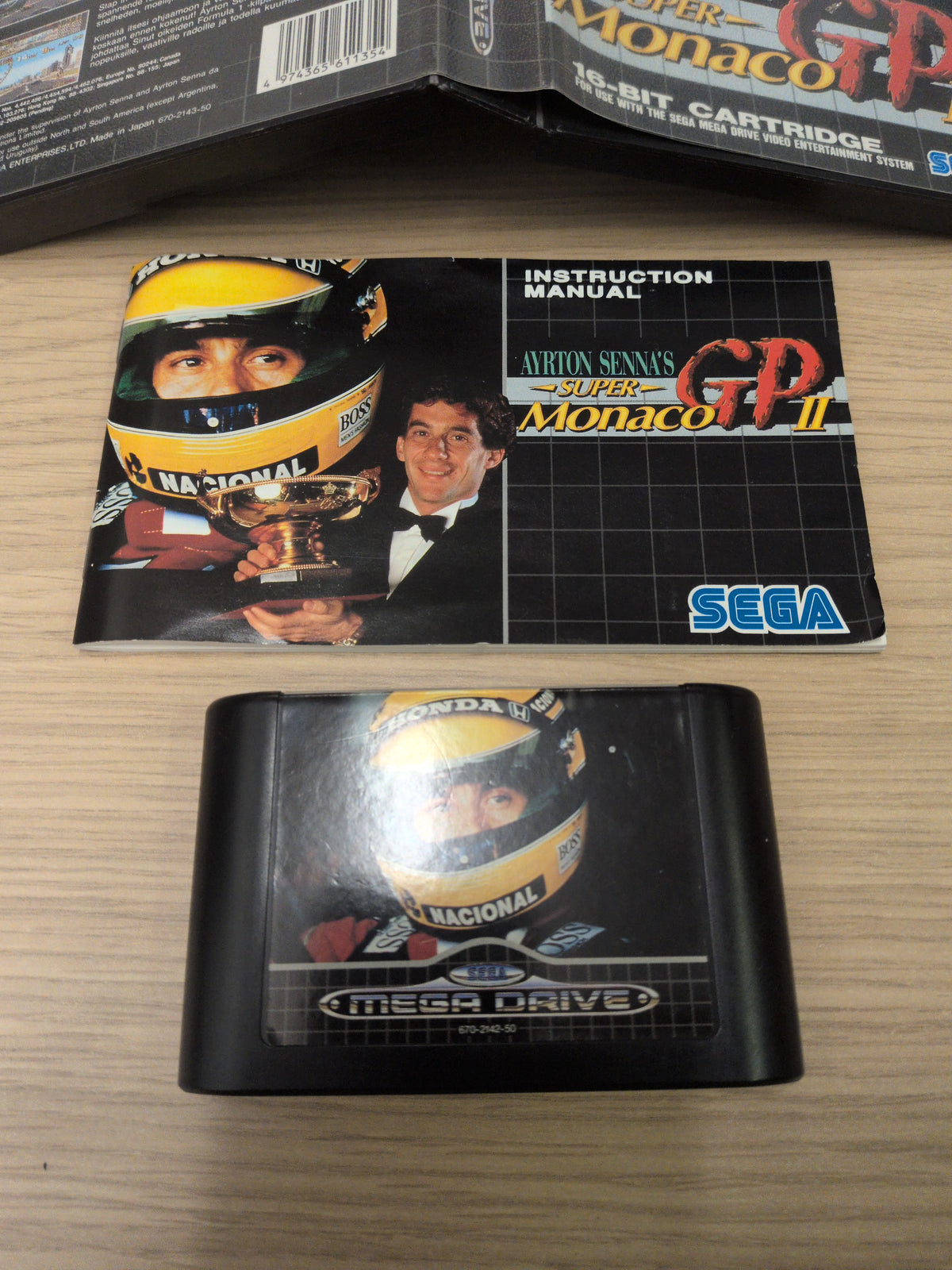 Ayrton Senna's Super Monaco GP II Sega Mega Drive game
