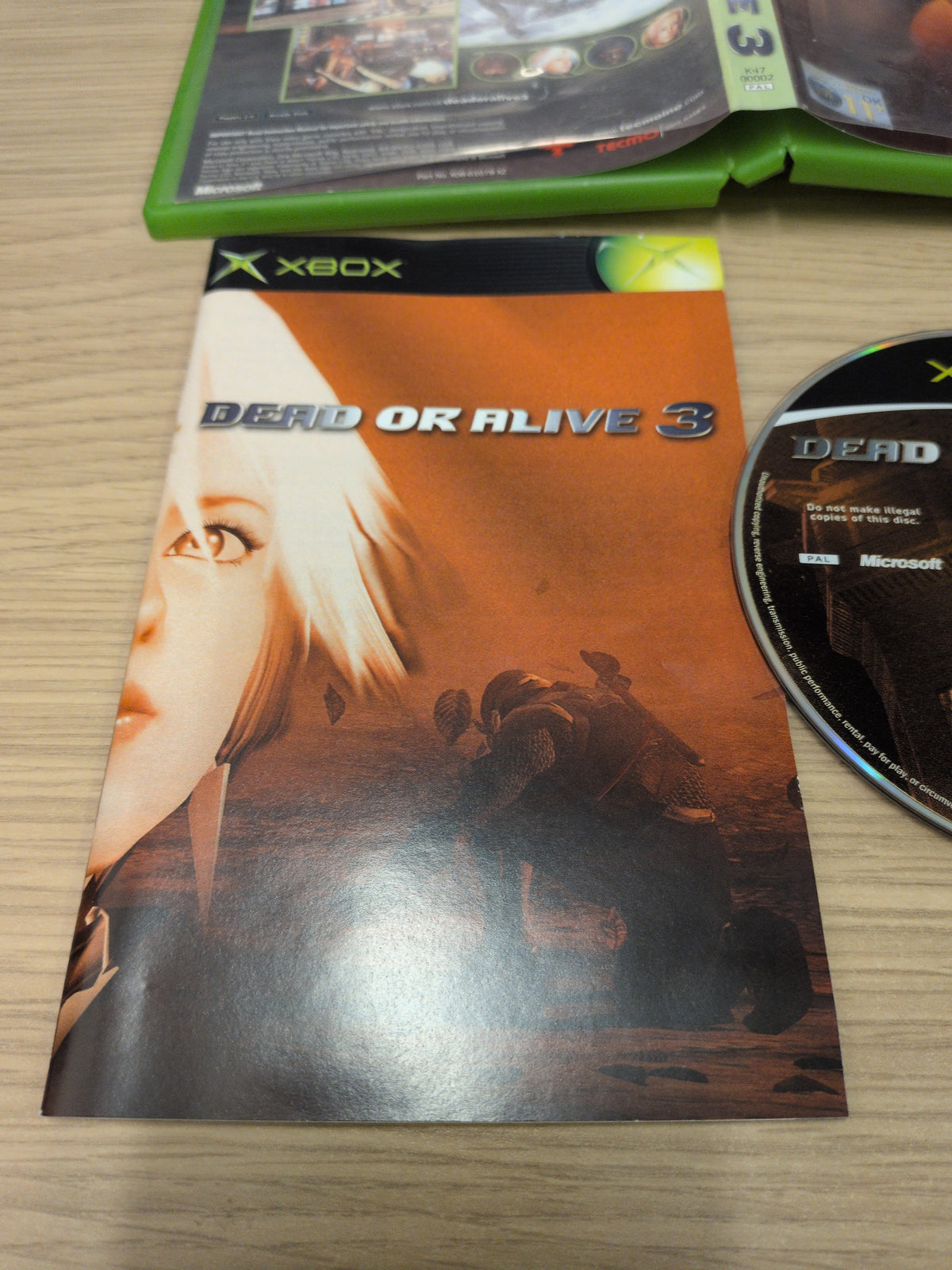 Dead or Alive 3 original Xbox game