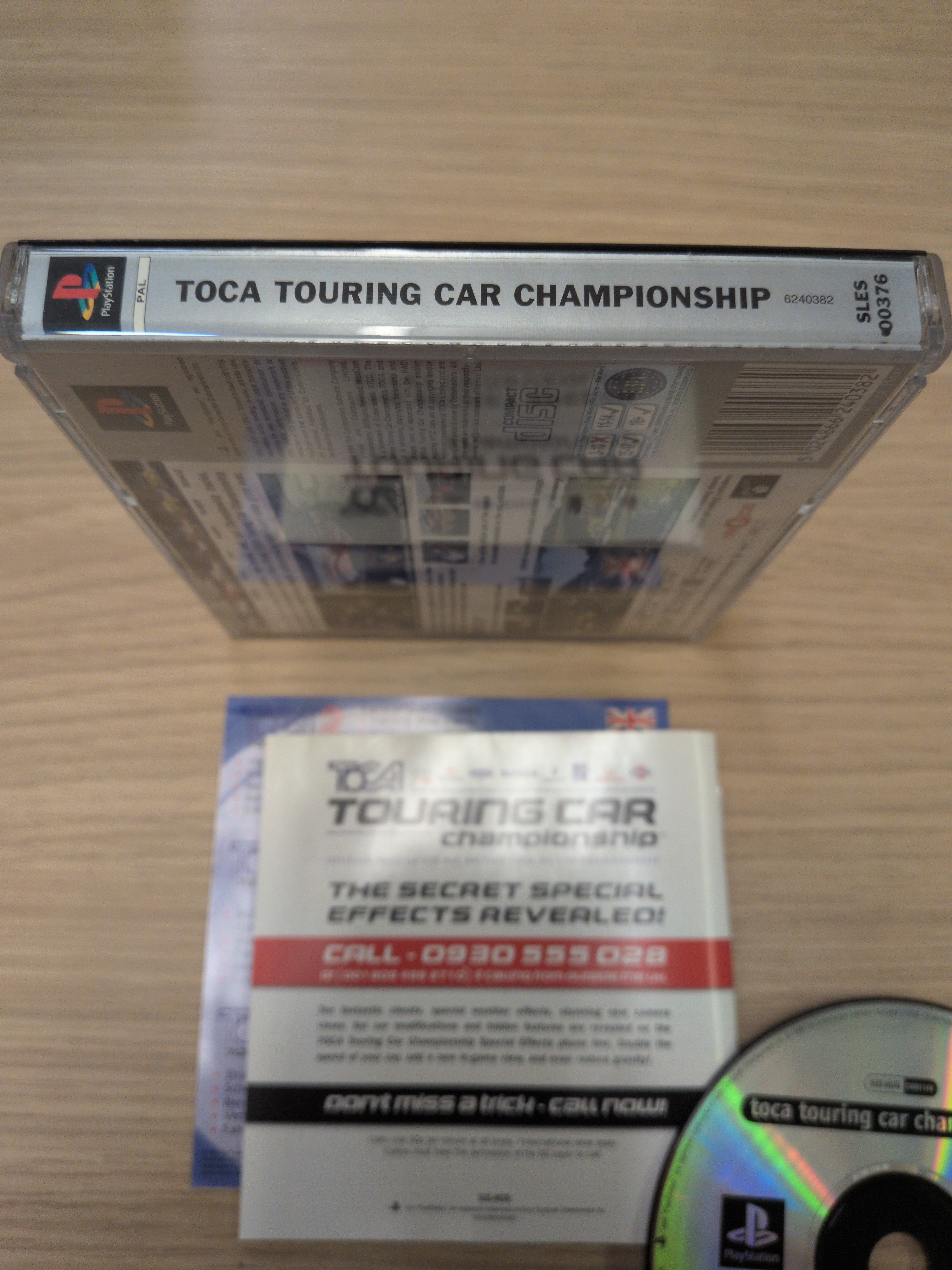 TOCA Touring Car Championship Platinum Sony PS1 game