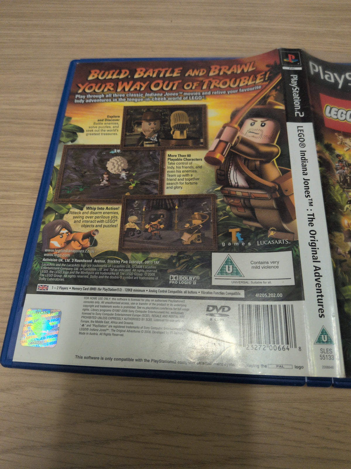 LEGO Indiana Jones: The Original Adventures Sony PS2 game