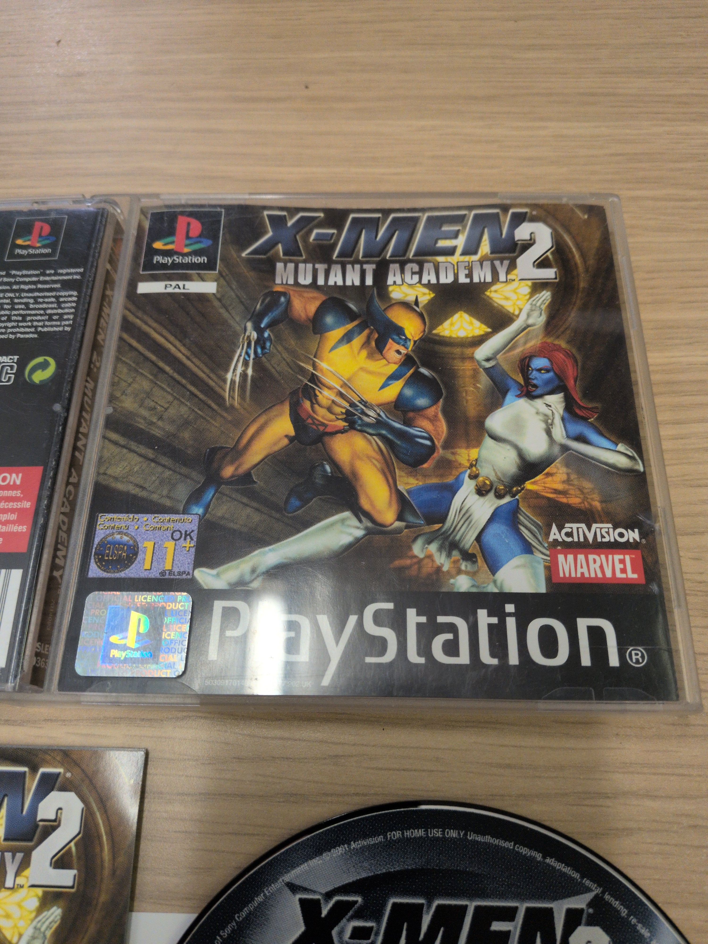 X-Men 2: Mutant Academy Sony PS1 game
