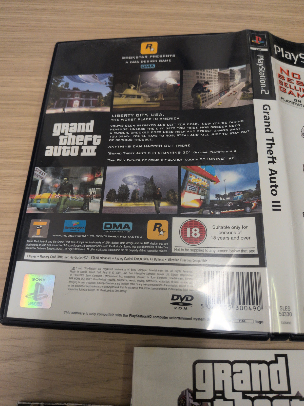 Grand Theft Auto III Sony PS2 game