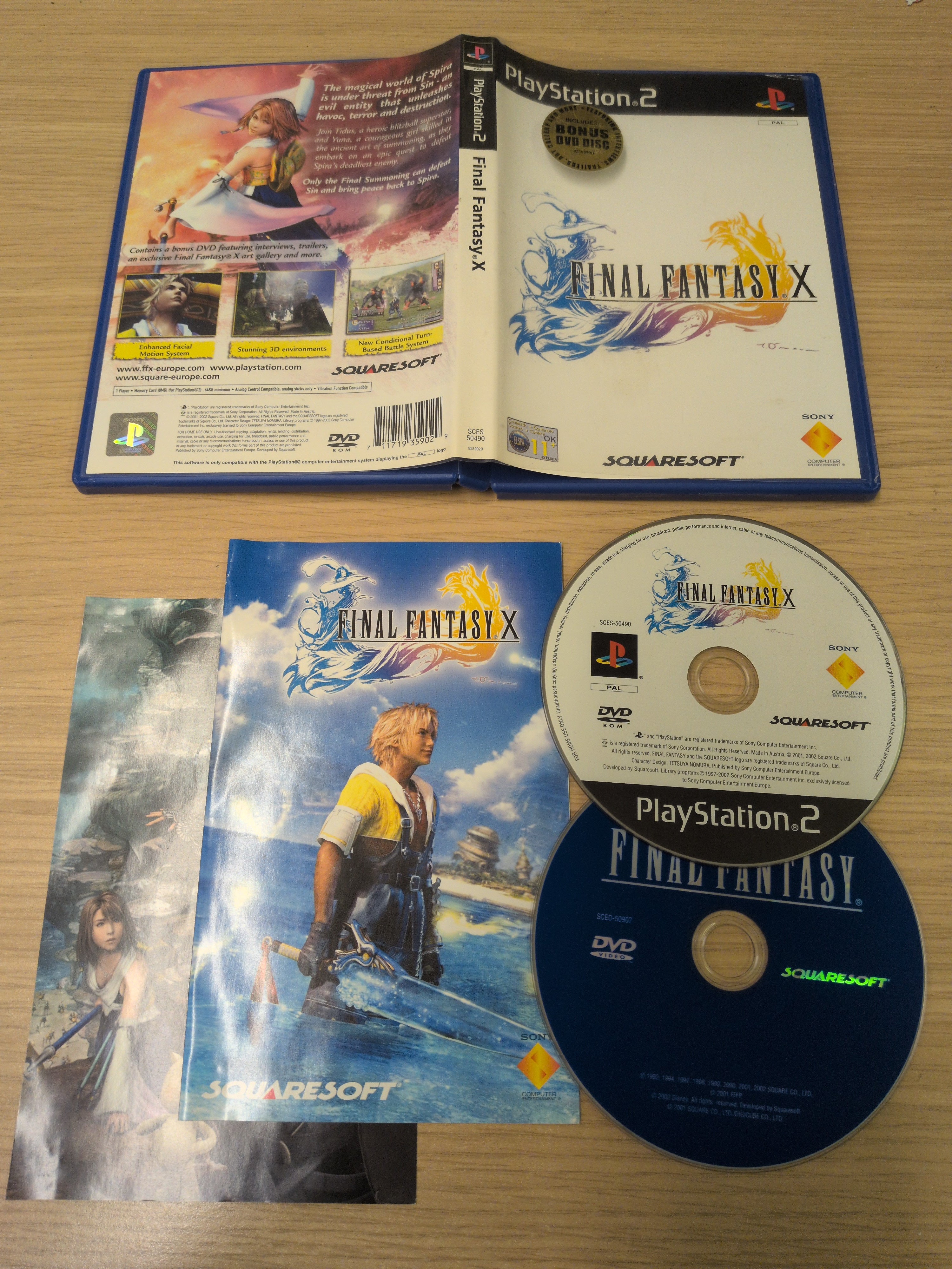 Final Fantasy X Sony PS2 game