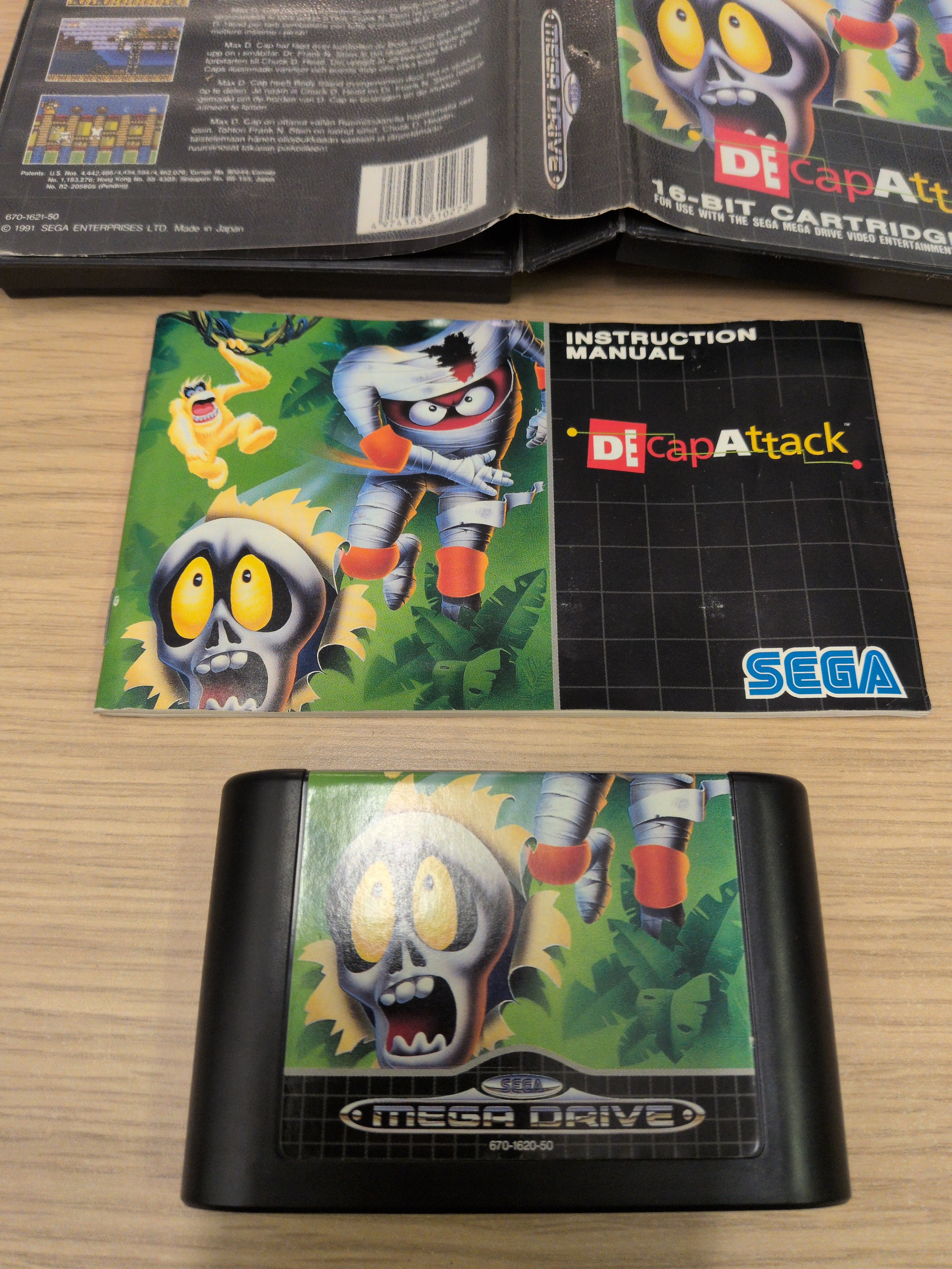 Decap Attack Sega Mega Drive game