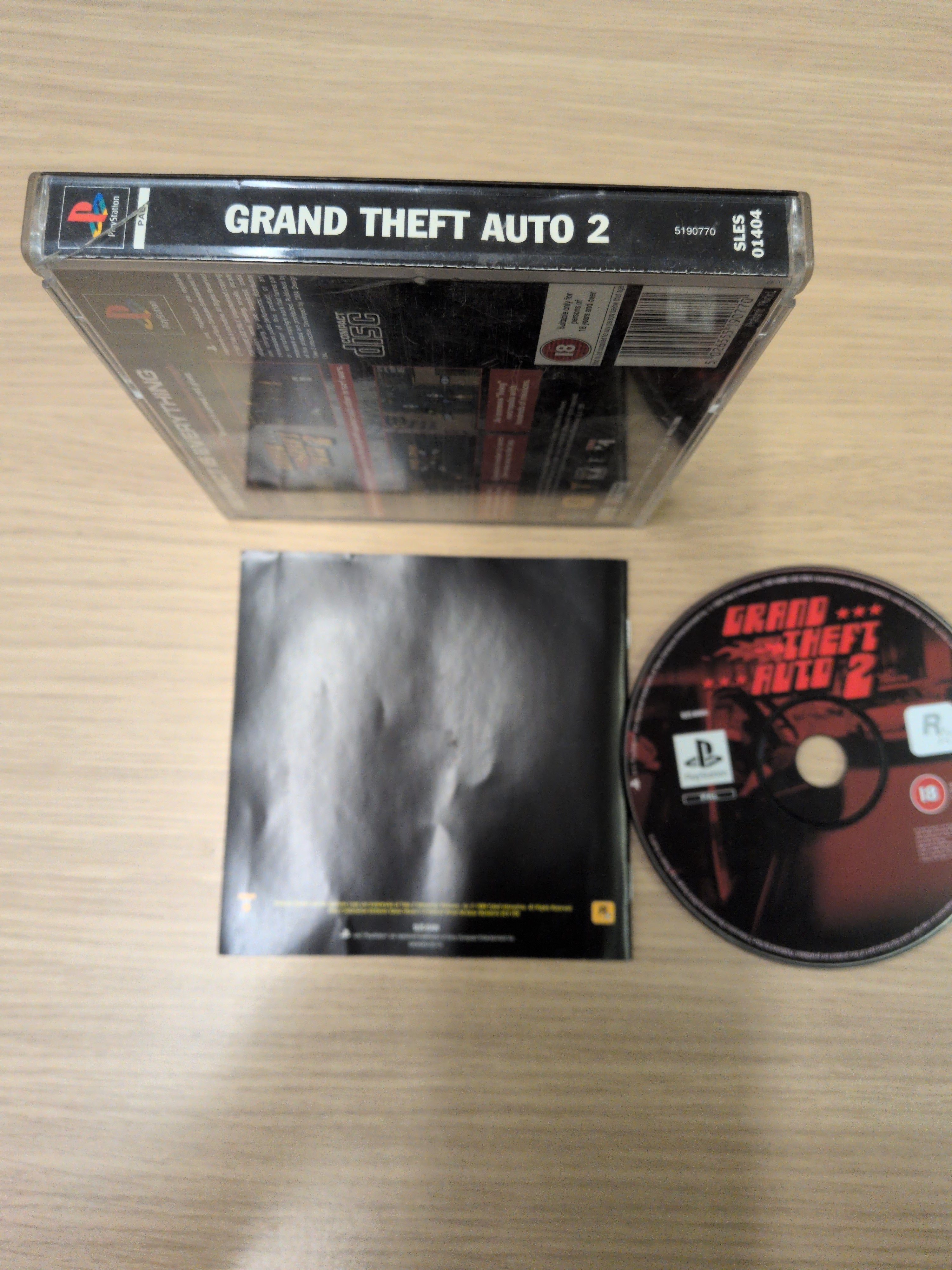 Grand Theft Auto 2 GTA 2 Sony PS1 game