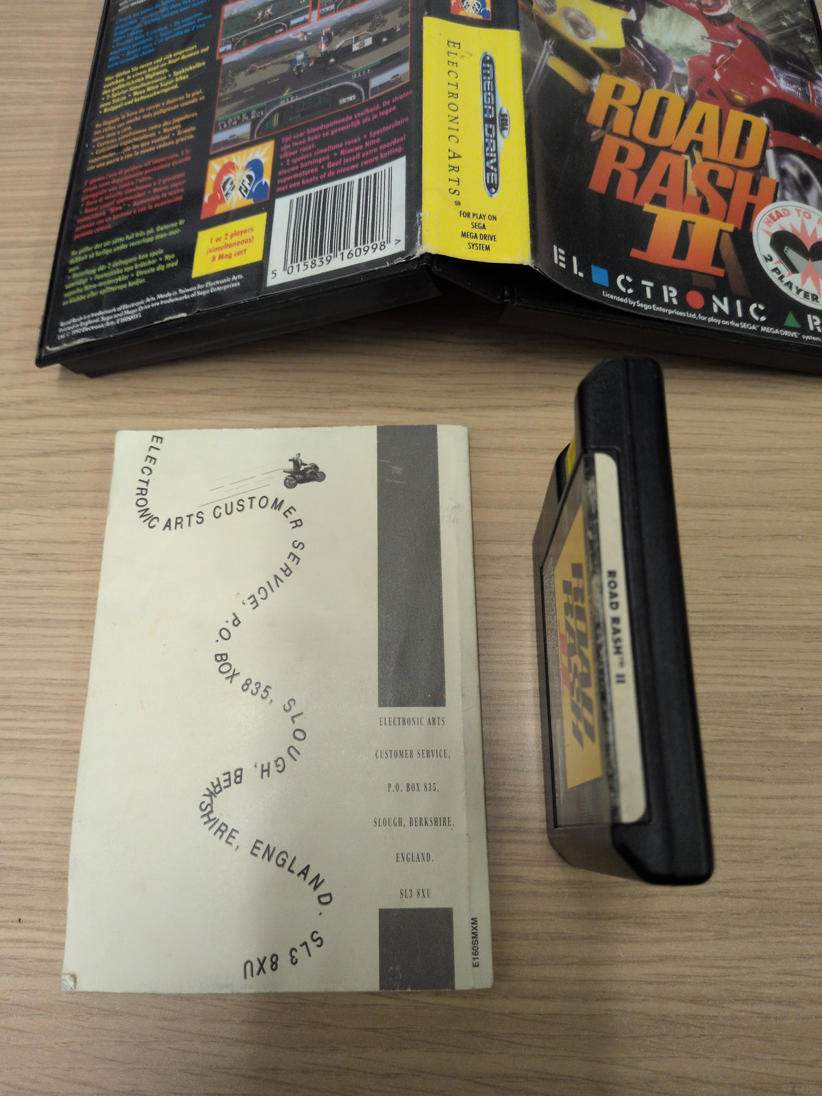 Road Rash II Sega Mega Drive game